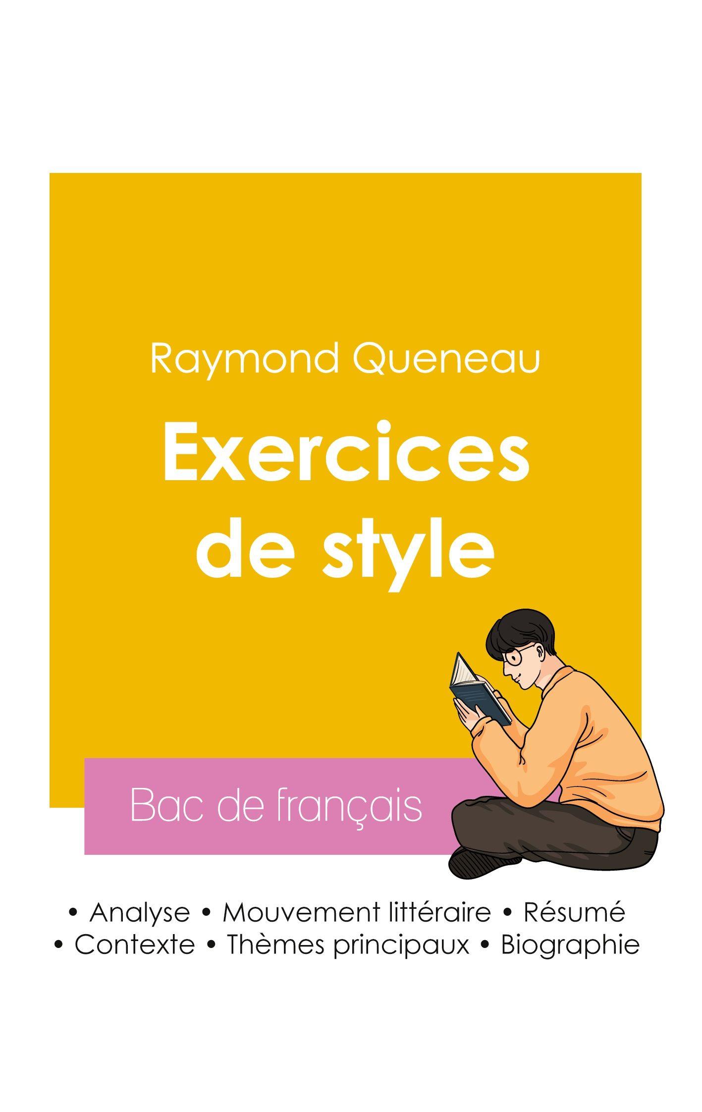 Vorderes Coverbild Réussir son Bac de français 2026 : Analyse du livre Exercices de style de Raymond Queneau