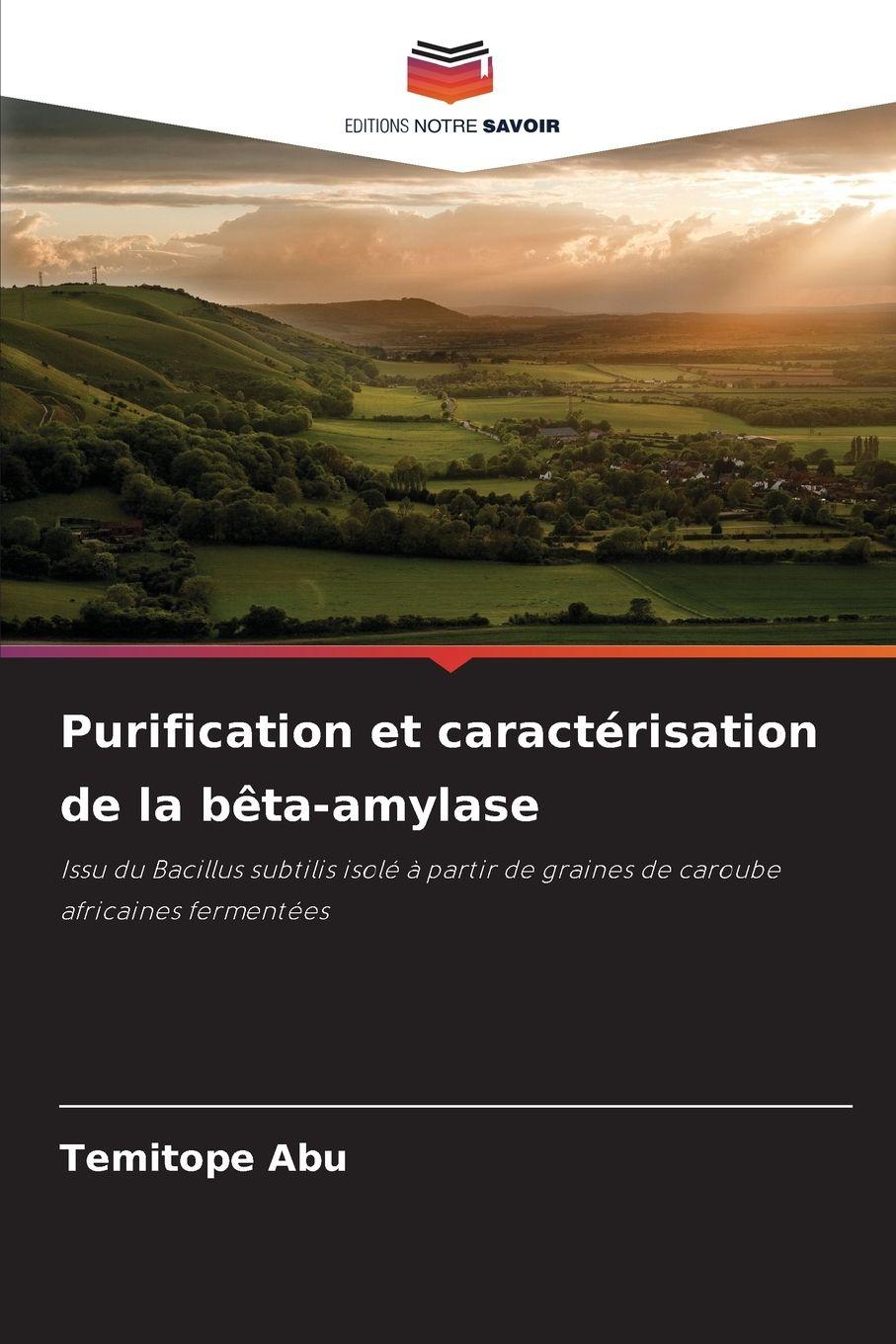 Vorderes Coverbild Purification et caractérisation de la bêta-amylase