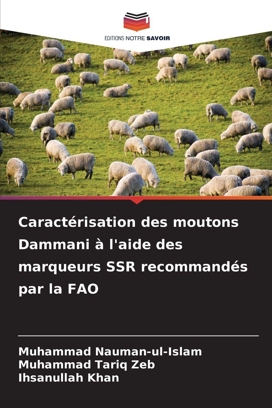 Vorderes Coverbild Caractérisation des moutons Dammani à l'aide des marqueurs SSR recommandés par la FAO