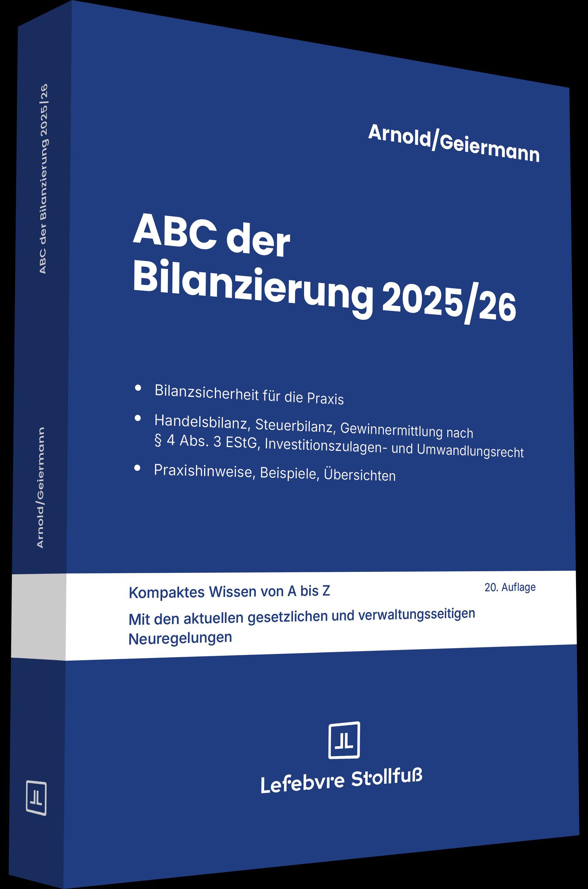 Vorderes Coverbild ABC der Bilanzierung 2025/2026