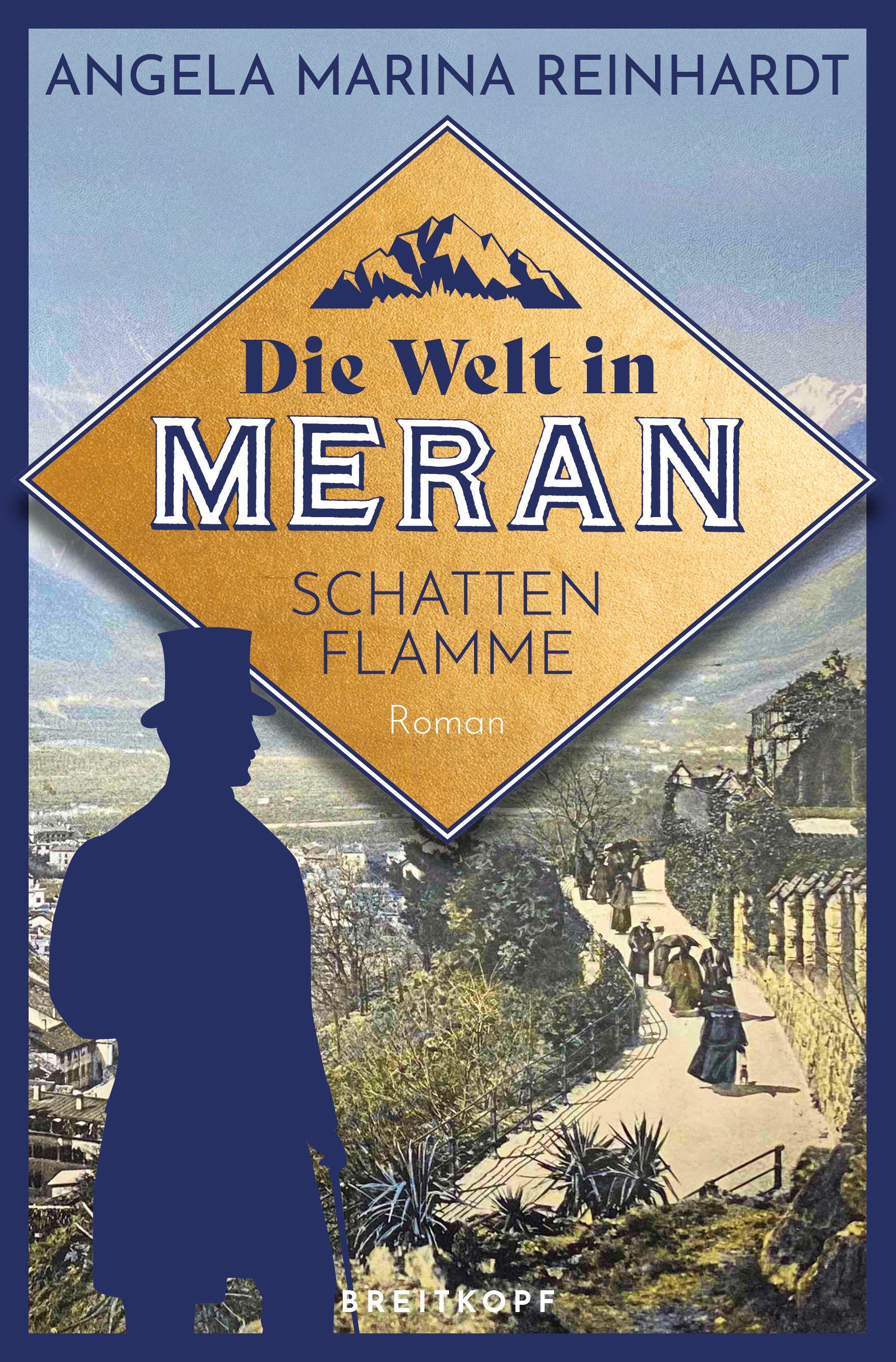 Vorderes Coverbild Die Welt in Meran - Schattenflamme