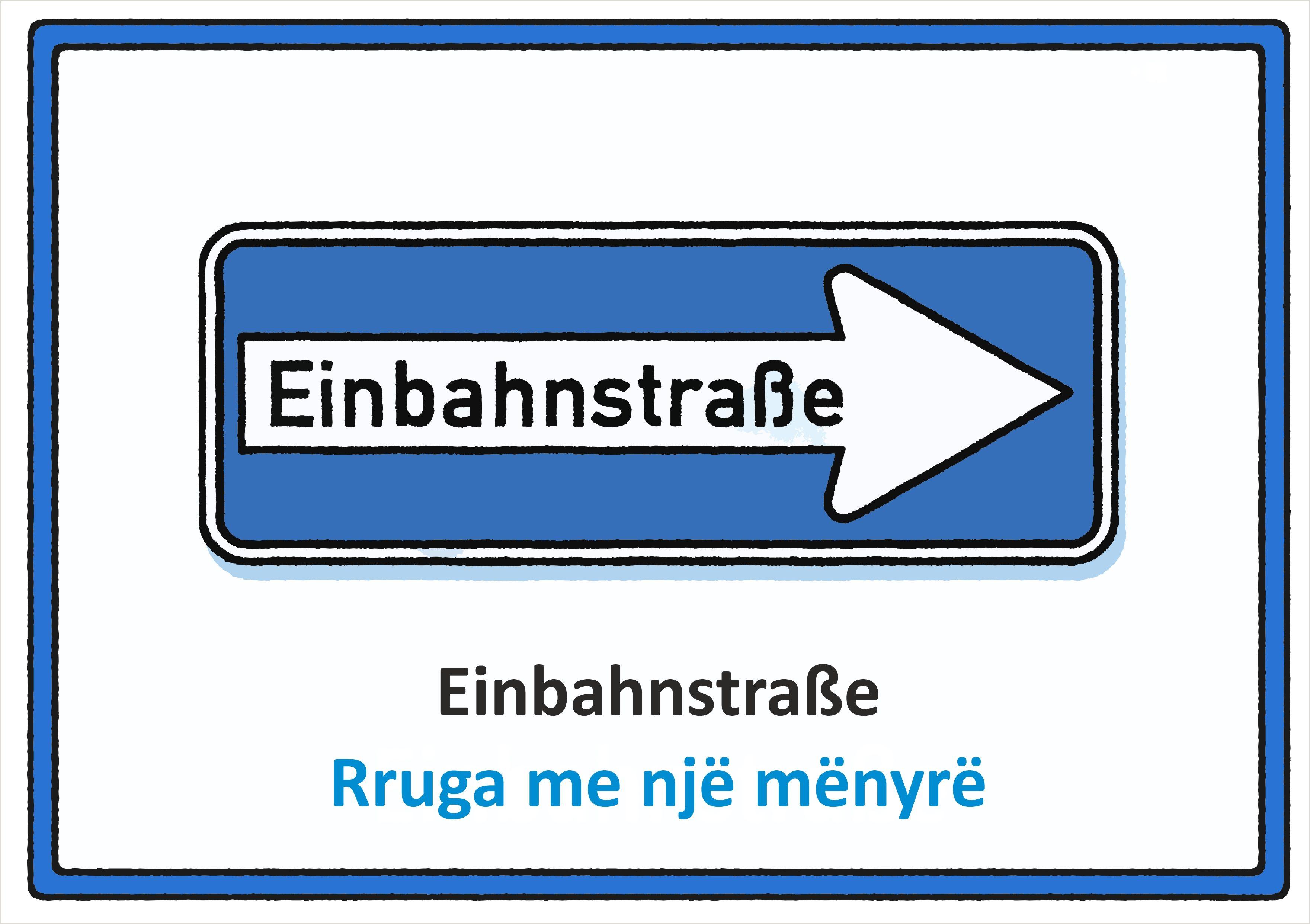 Beispielinhalt (Bild) Meine Verkehrszeichen Lernkarten