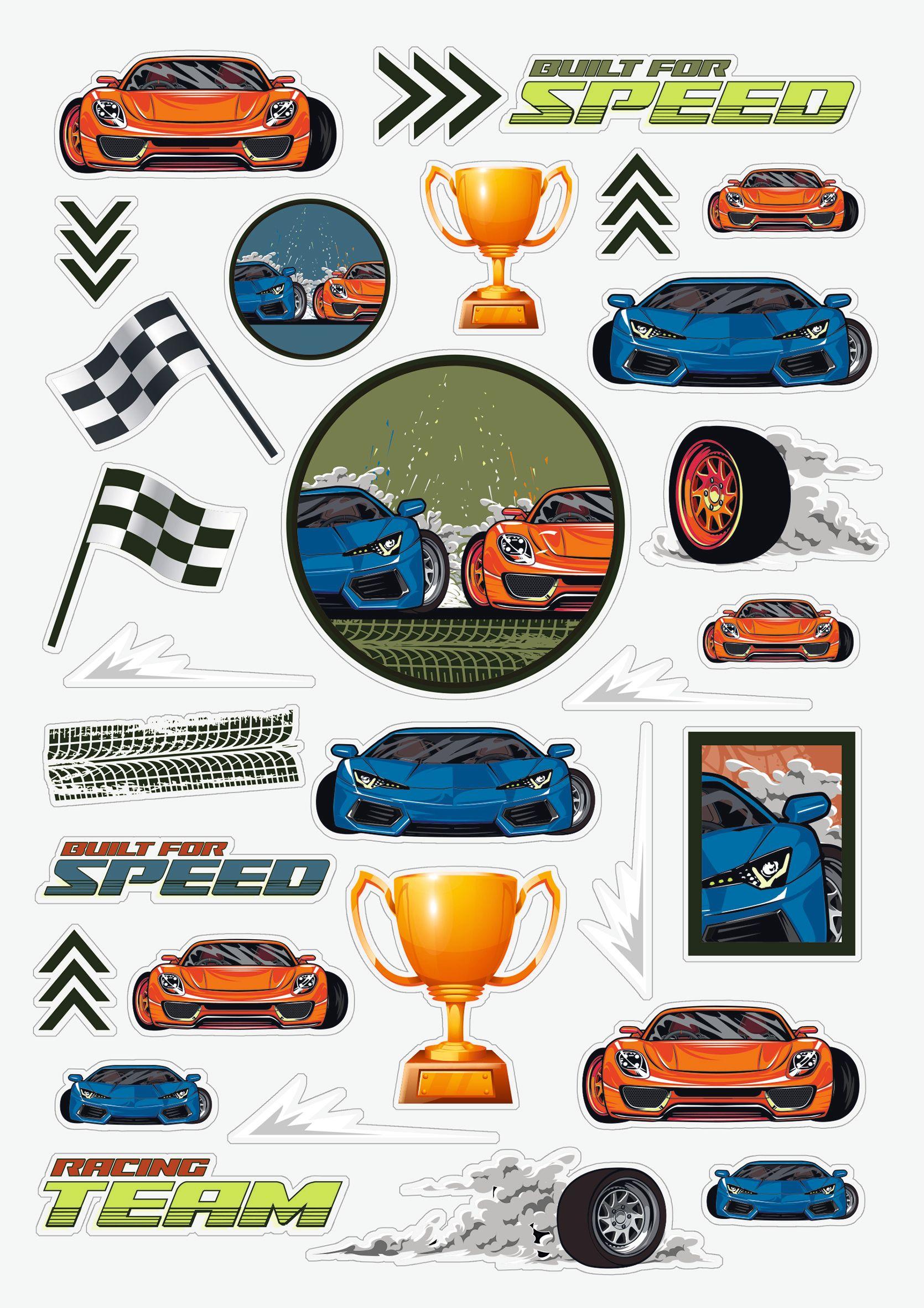 Beispielinhalt (Bild) Freundebuch Fast Wheels