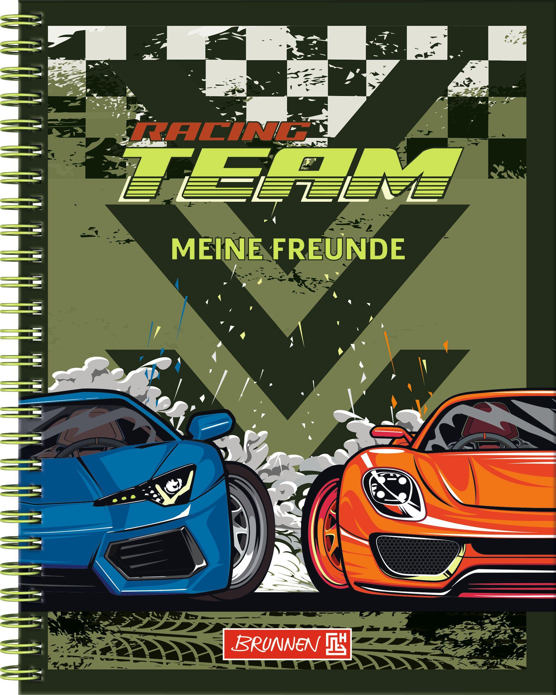 Vorderes Coverbild Freundebuch Fast Wheels