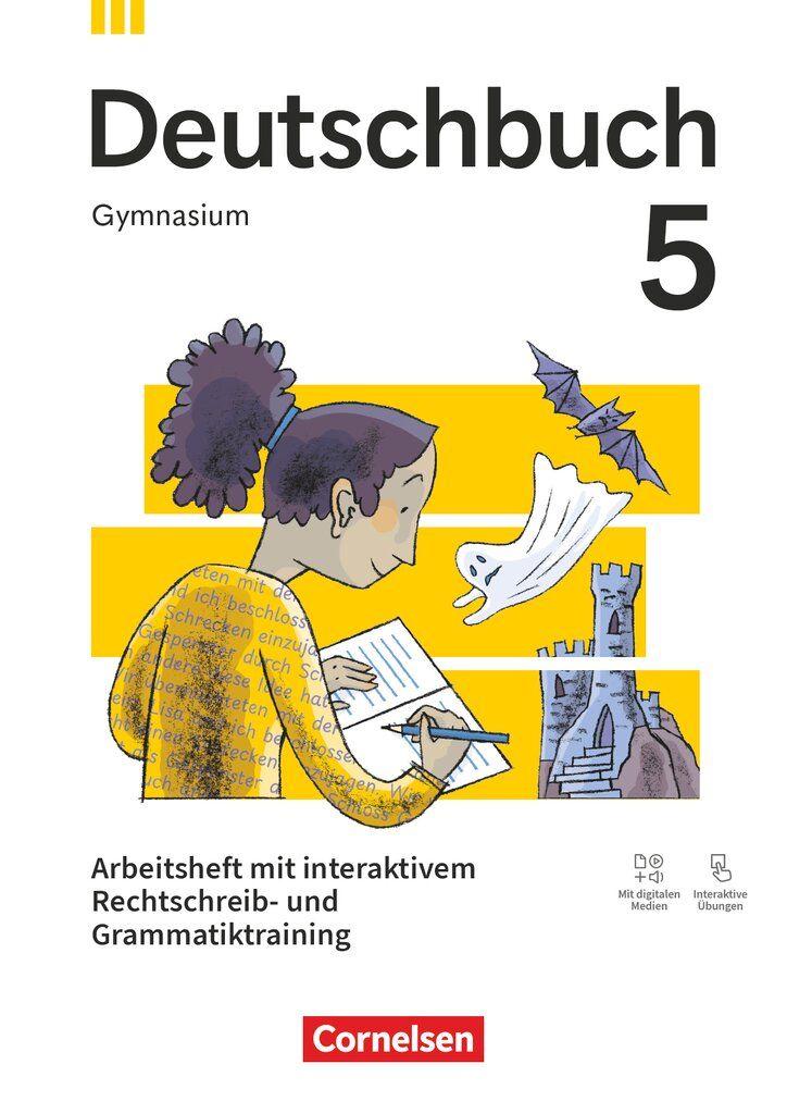 Vorderes Coverbild Deutschbuch Gymnasium 5. Schuljahr - Zu allen Ausgaben 2026 - Arbeitsheft mit interaktivem Rechtschreib-/Grammatiktraining