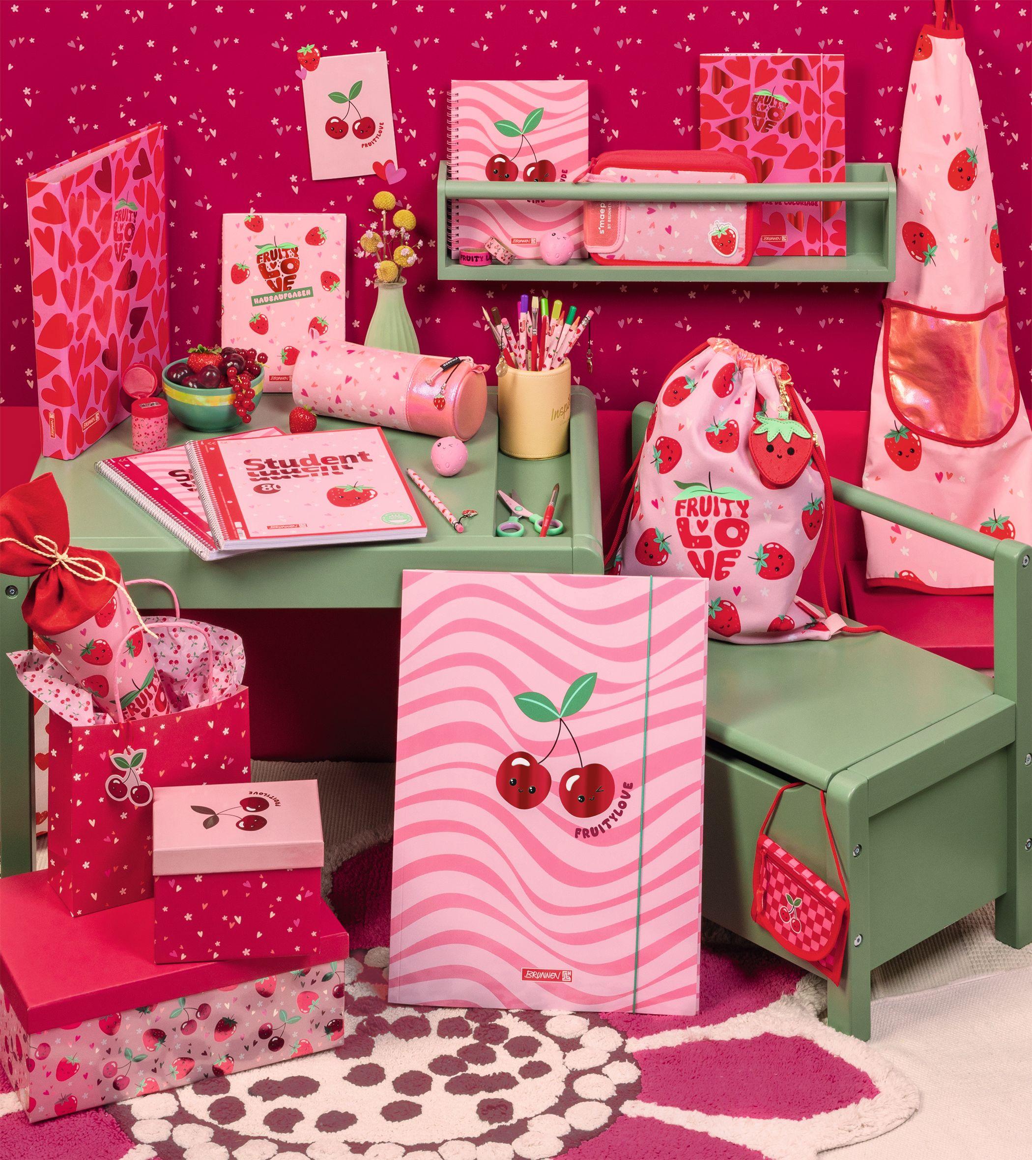 Beispielinhalt (Bild) Schulpinsel 8er-Set Fruity Love