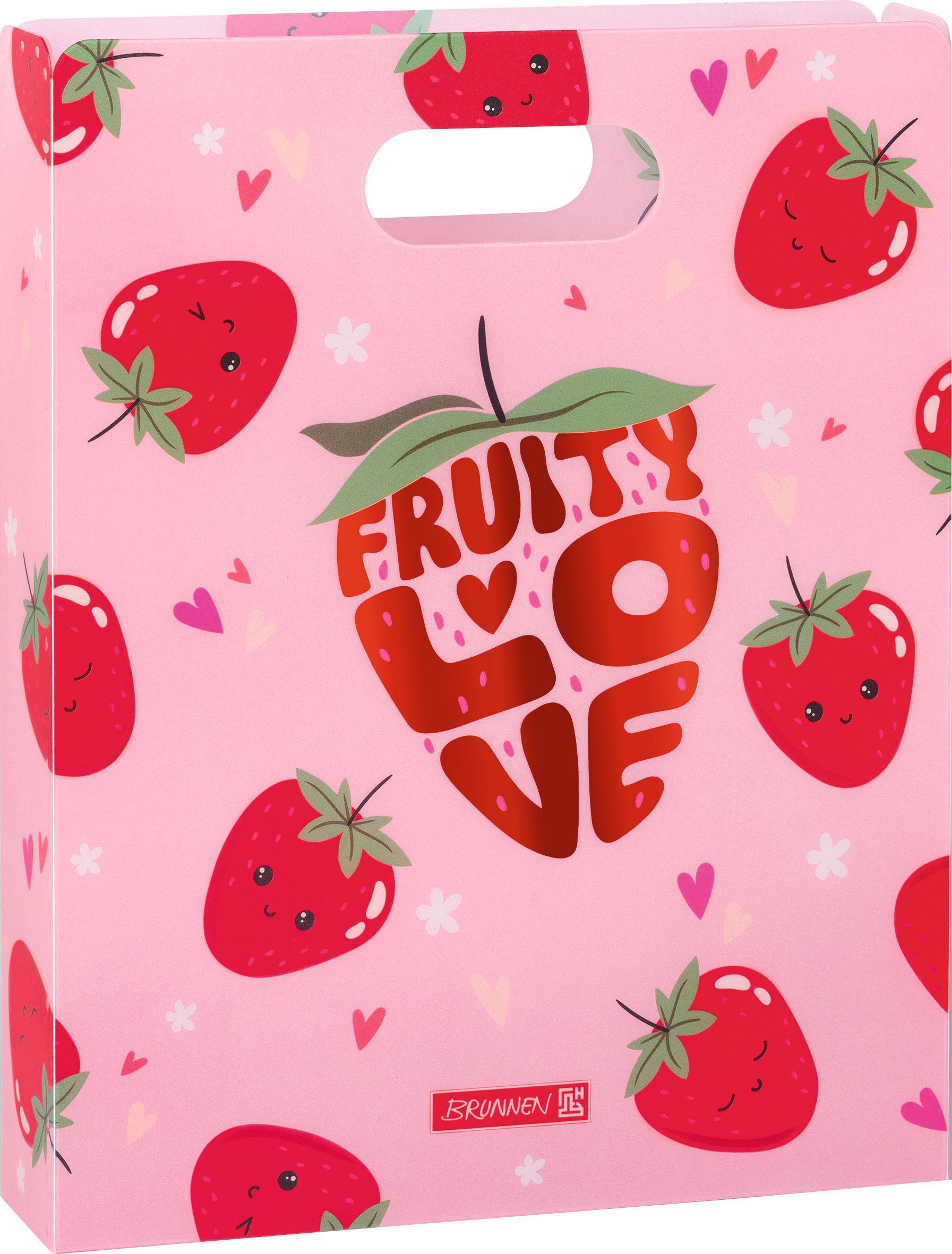 Vorderes Coverbild Heftbox A4 offen PP Fruity Love