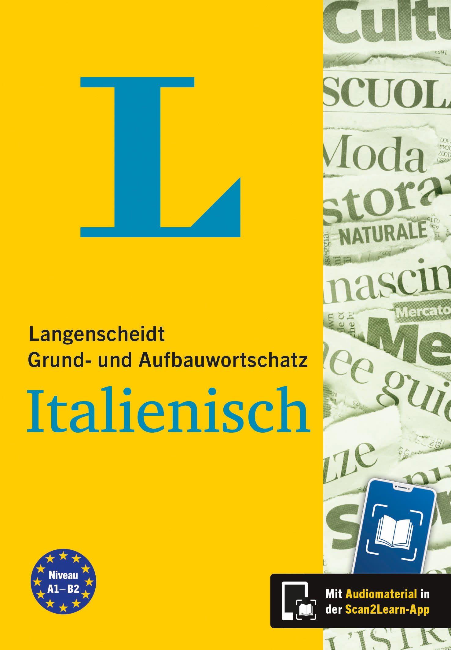 Vorderes Coverbild Langenscheidt Grund- und Aufbauwortschatz Italienisch