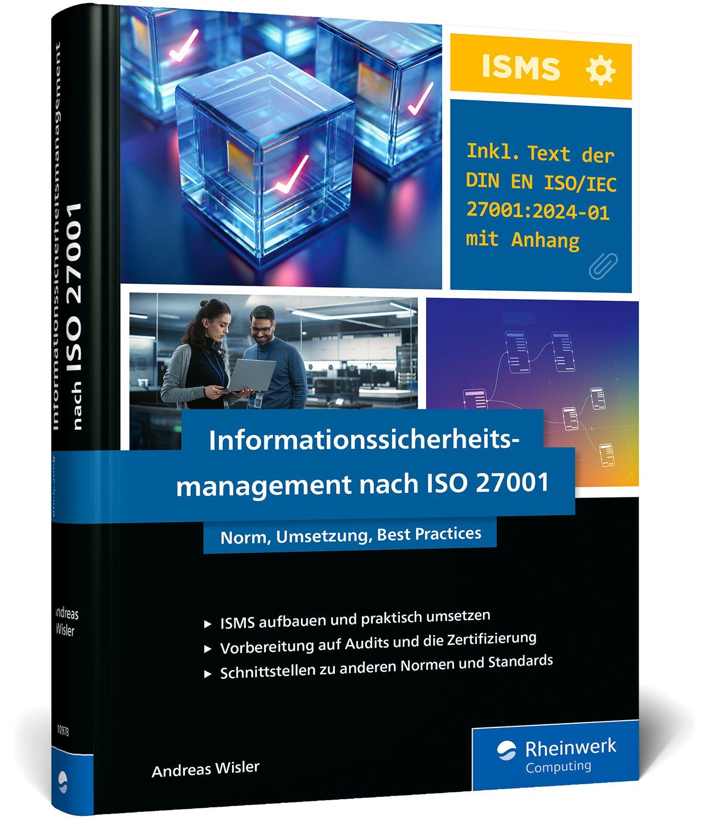 Vorderes Coverbild Informationssicherheitsmanagement nach ISO 27001