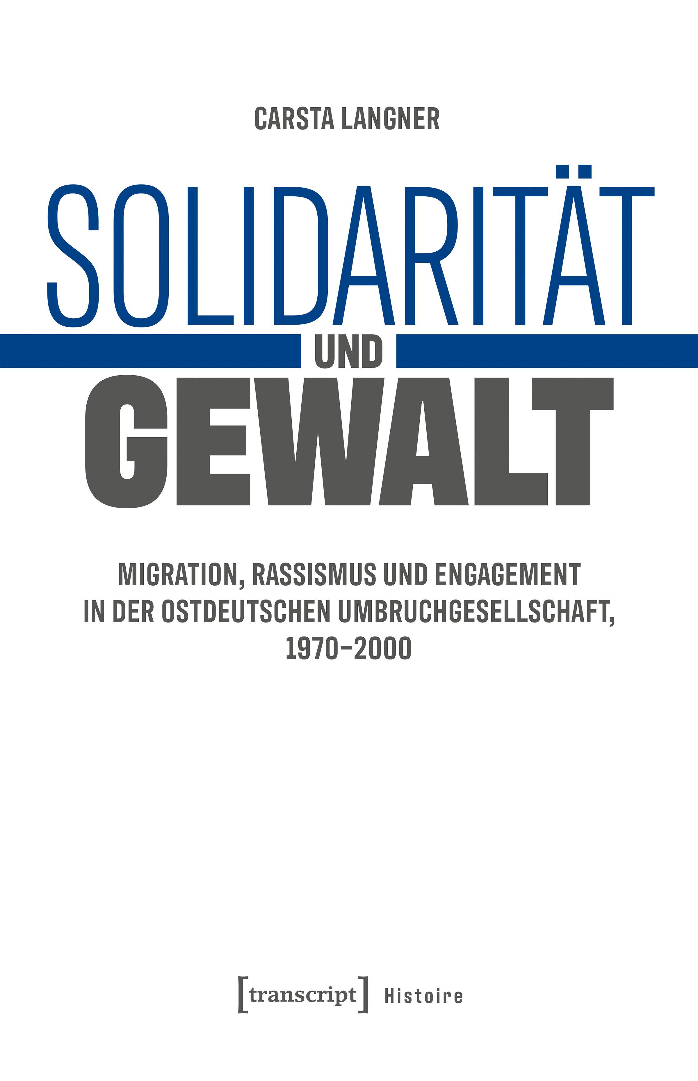 Vorderes Coverbild Solidarität und Gewalt