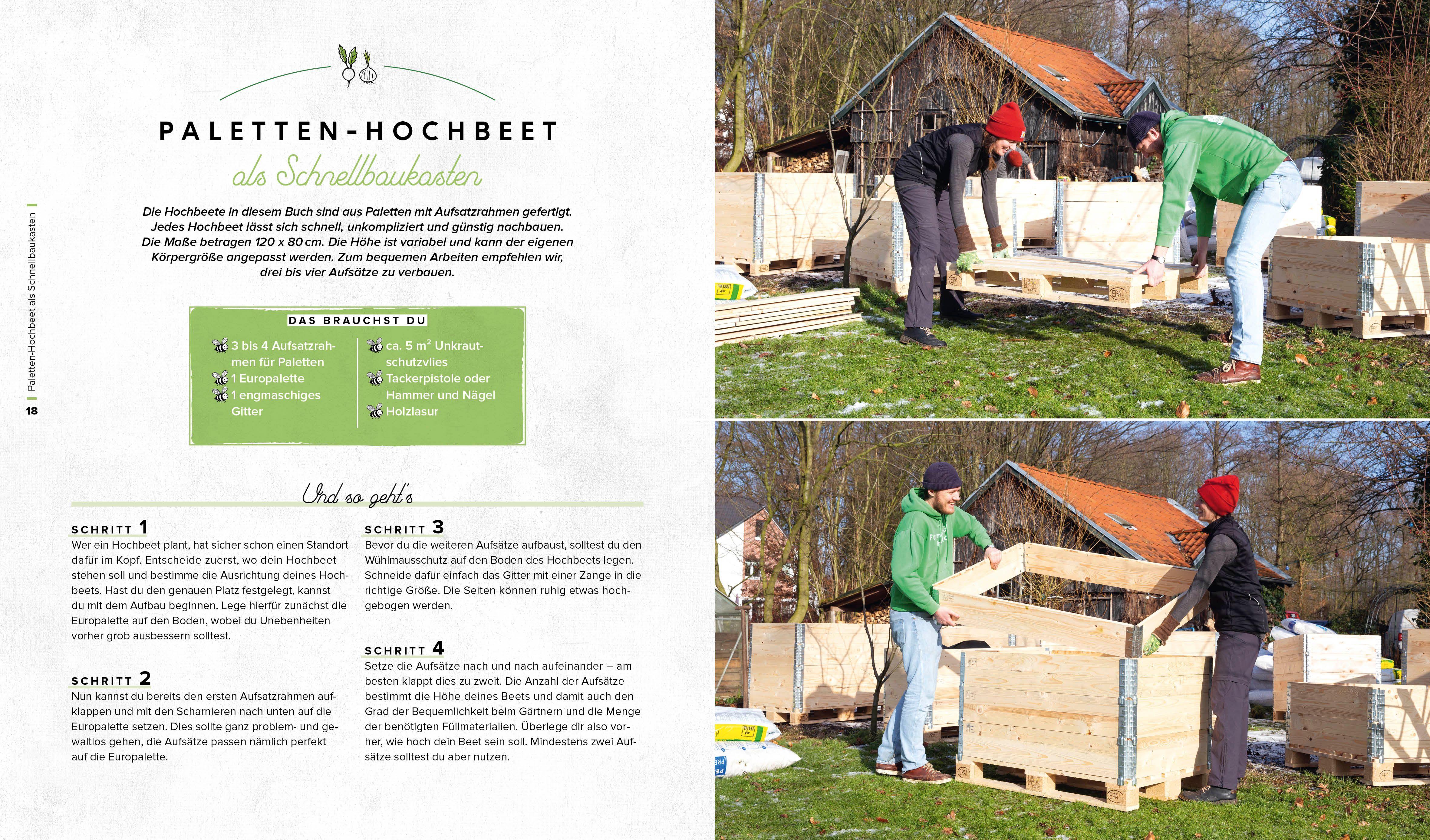 Beispielinhalt (Bild) Garten, Hochbeet, Ernte-Wunder - Drei Bücher im Bundle