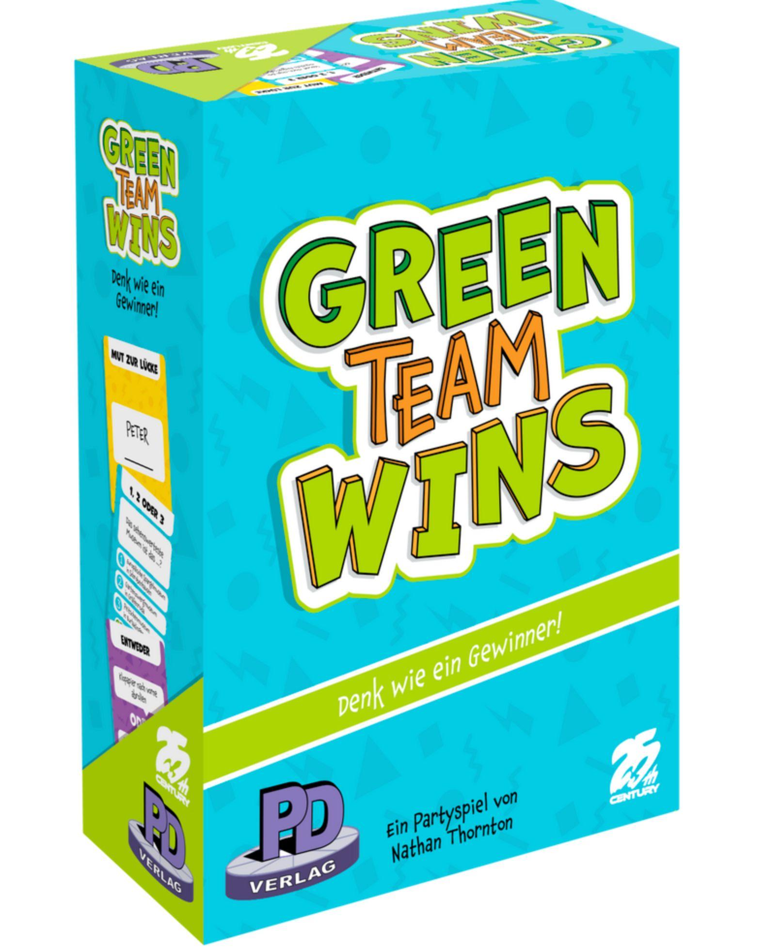 Vorderes Coverbild Green Team Wins (DE)