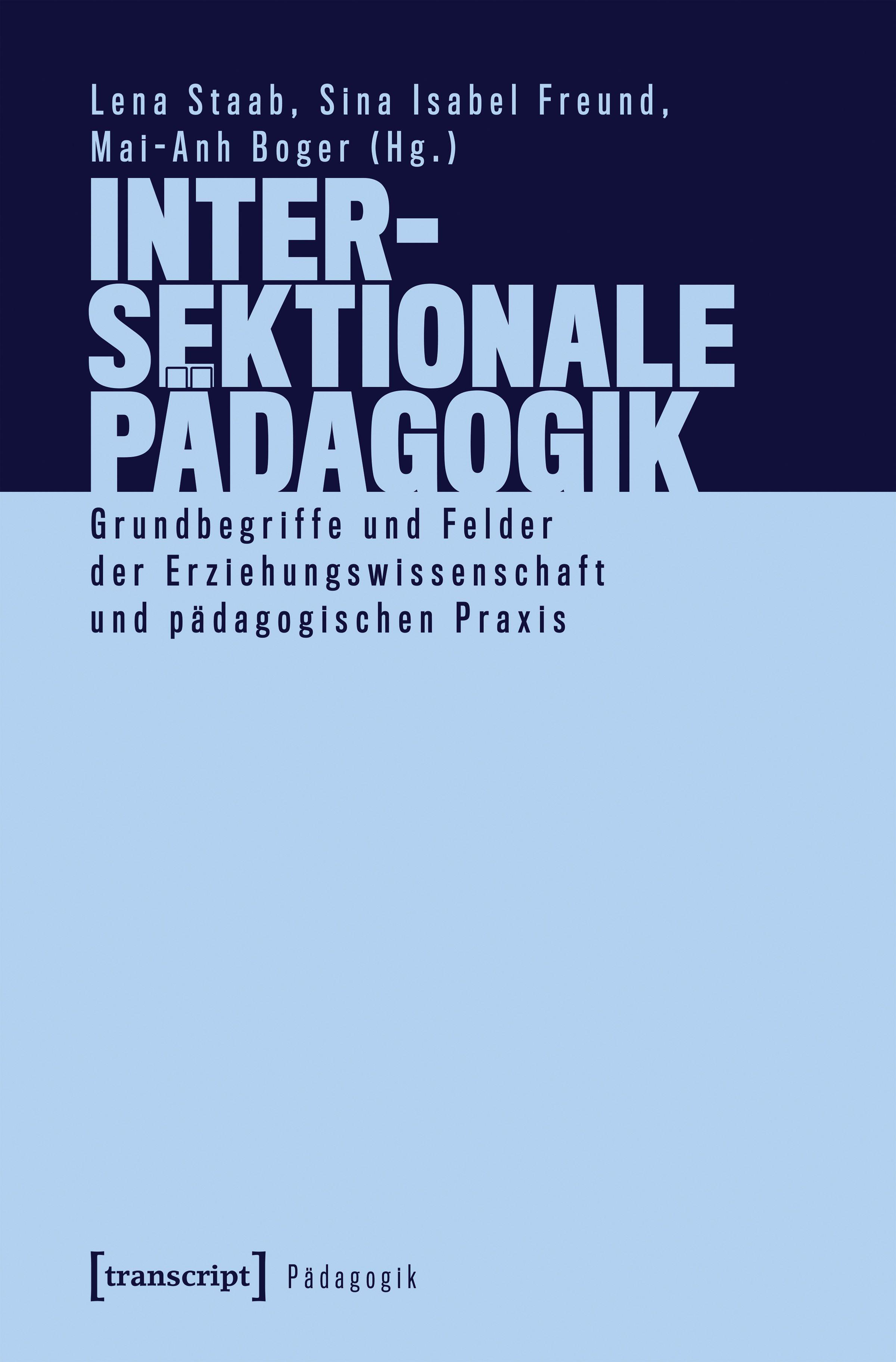 Vorderes Coverbild Intersektionale Pädagogik