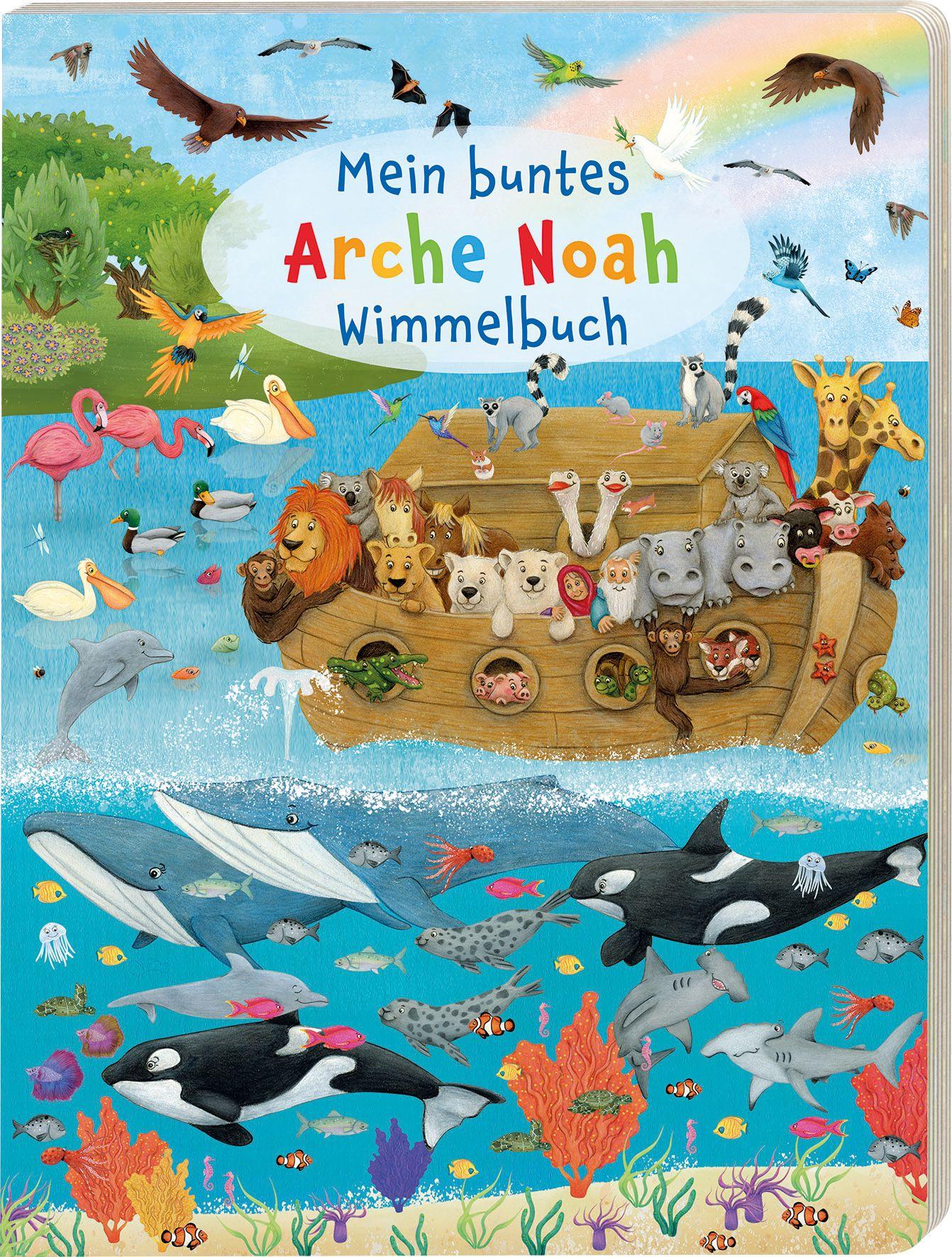 Vorderes Coverbild Mein buntes Arche Noah Wimmelbuch