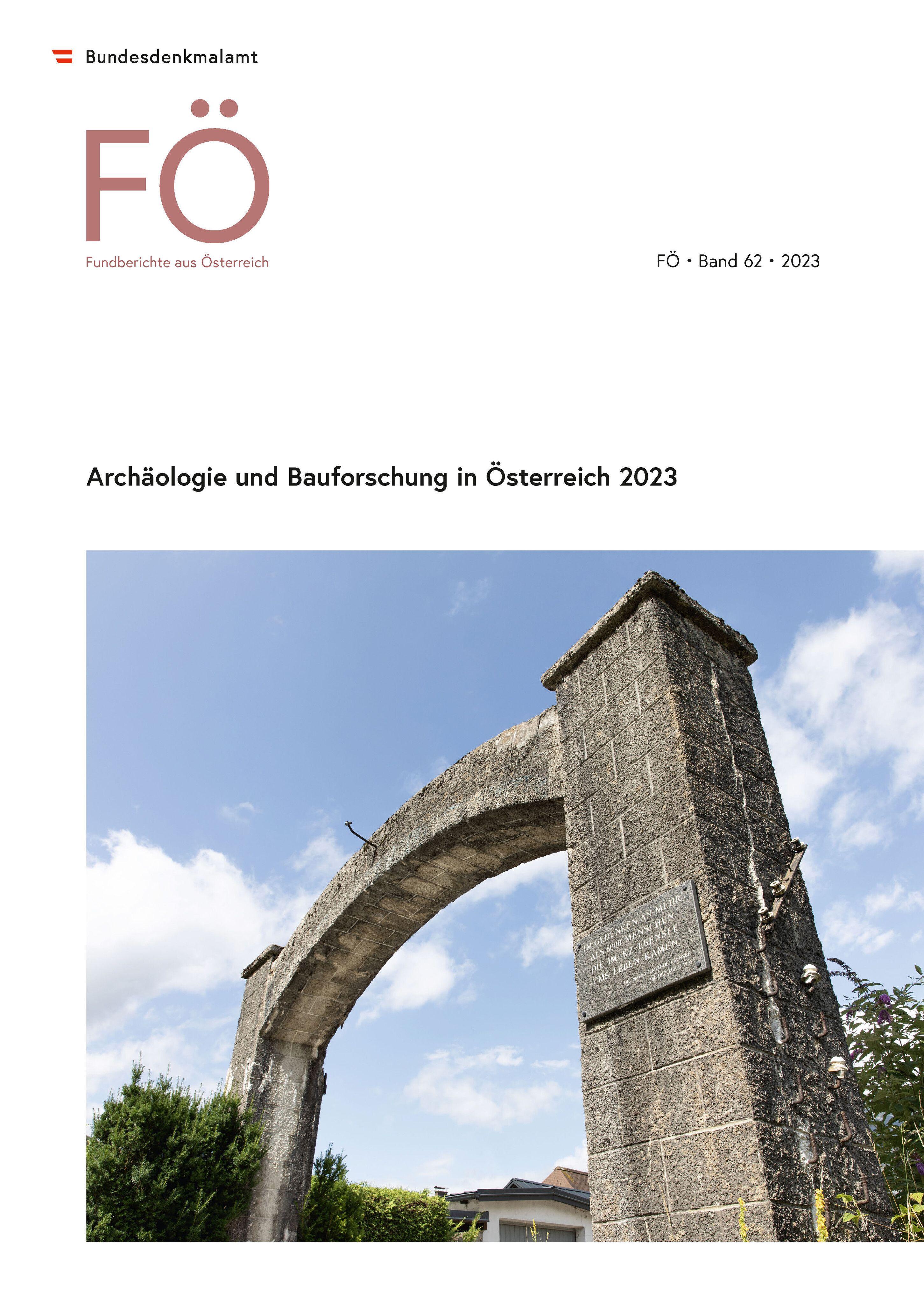 Vorderes Coverbild Fundberichte aus Österreich, Band 62