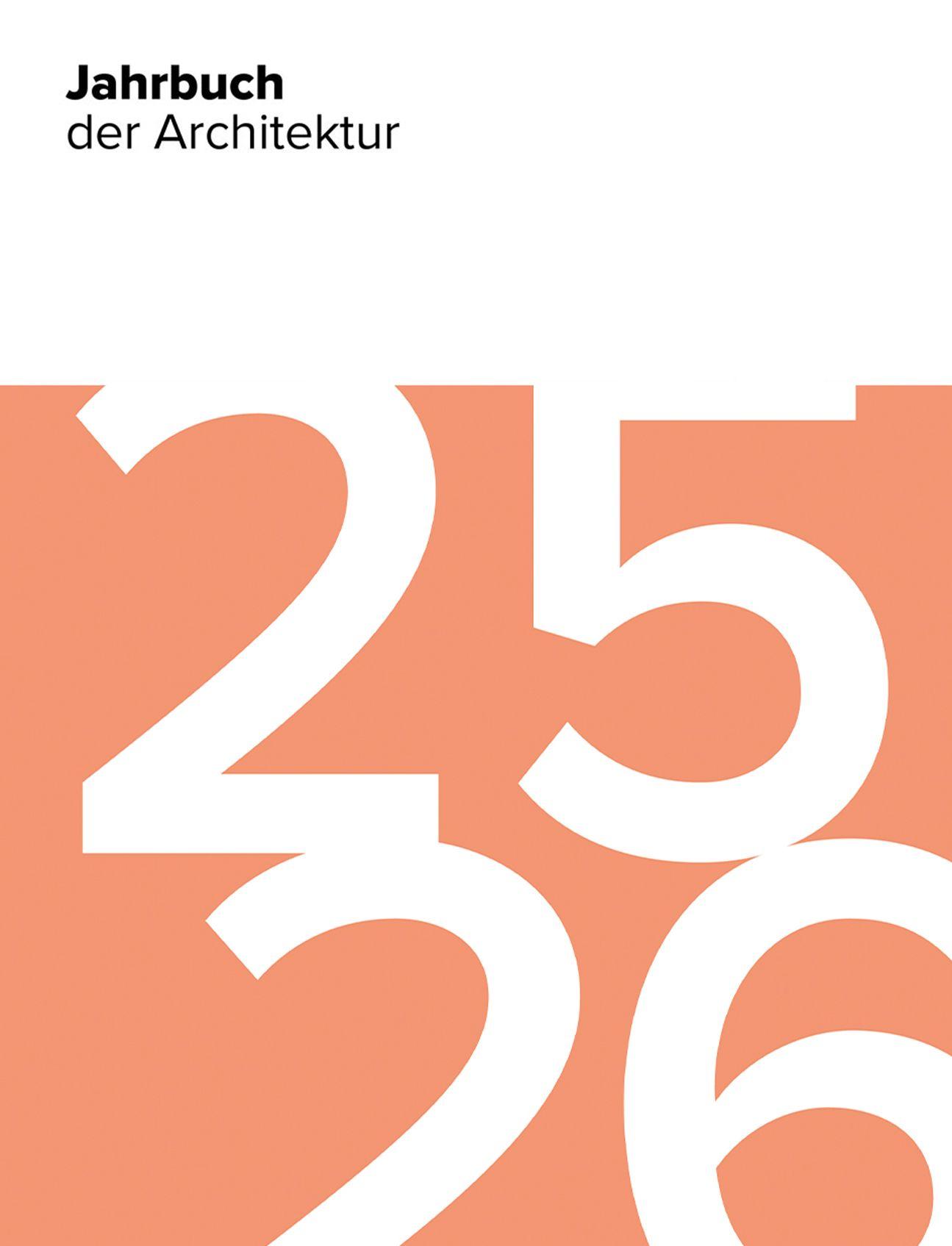Vorderes Coverbild Jahrbuch der Architektur 25/26