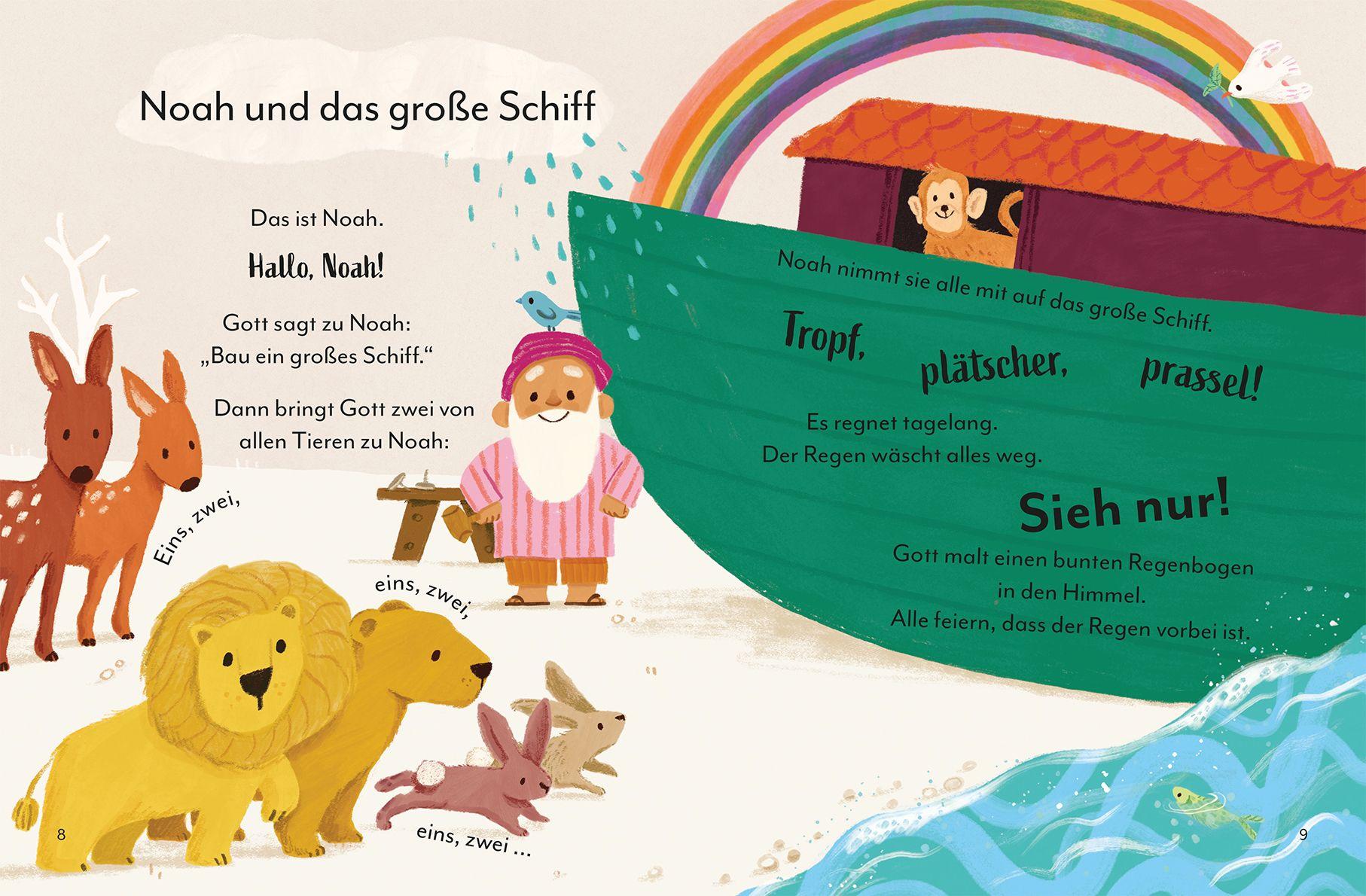 Beispielinhalt (Bild) Die erste kleine Kinderbibel