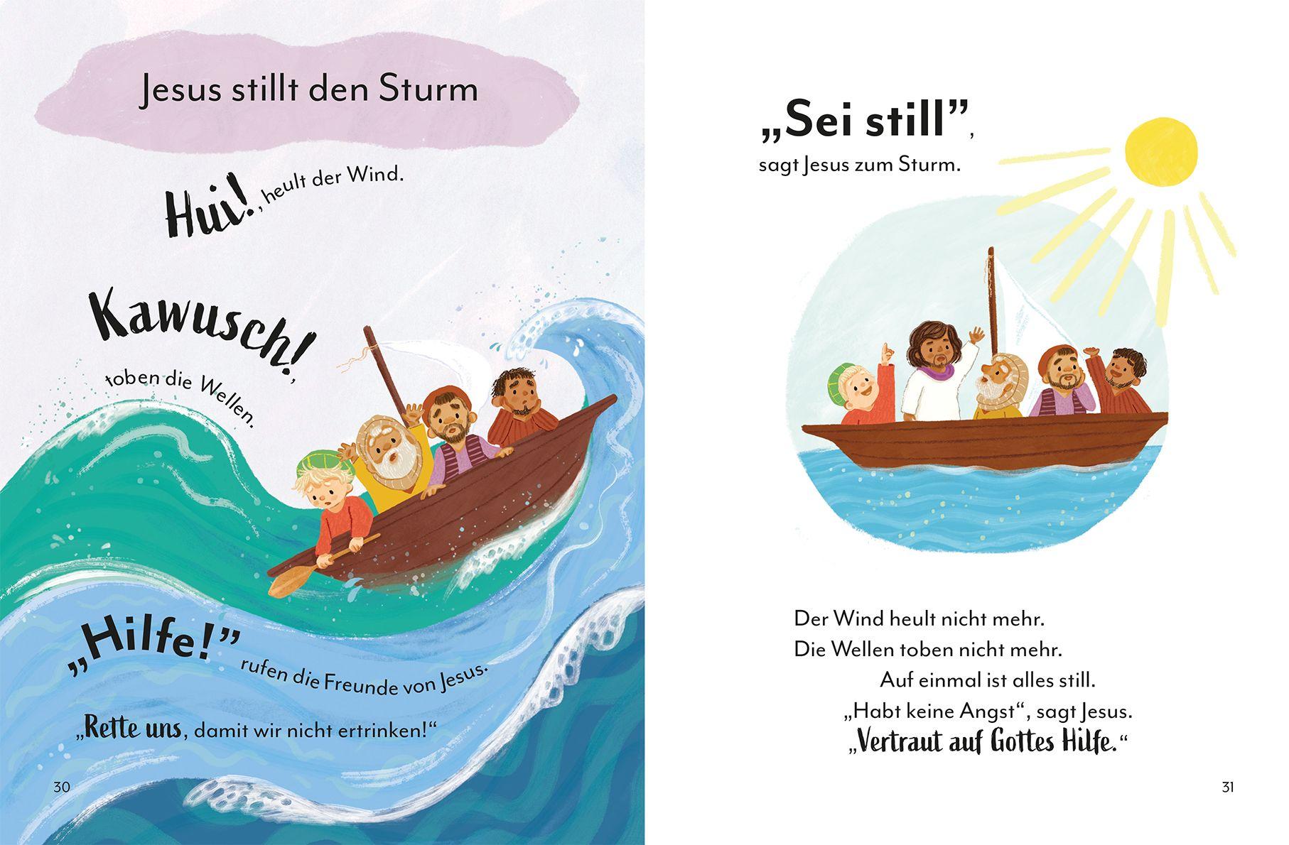 Beispielinhalt (Bild) Die erste kleine Kinderbibel