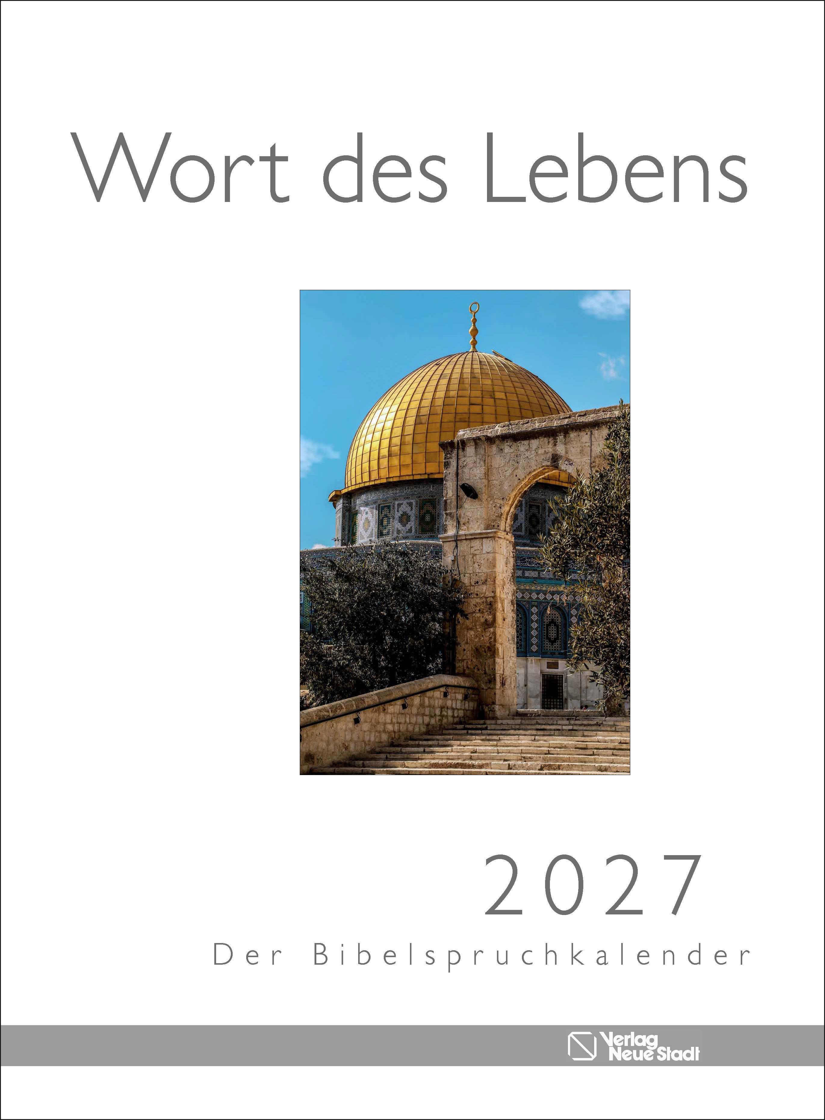Vorderes Coverbild Wort des Lebens 2027 - Der Bibelspruchkalender