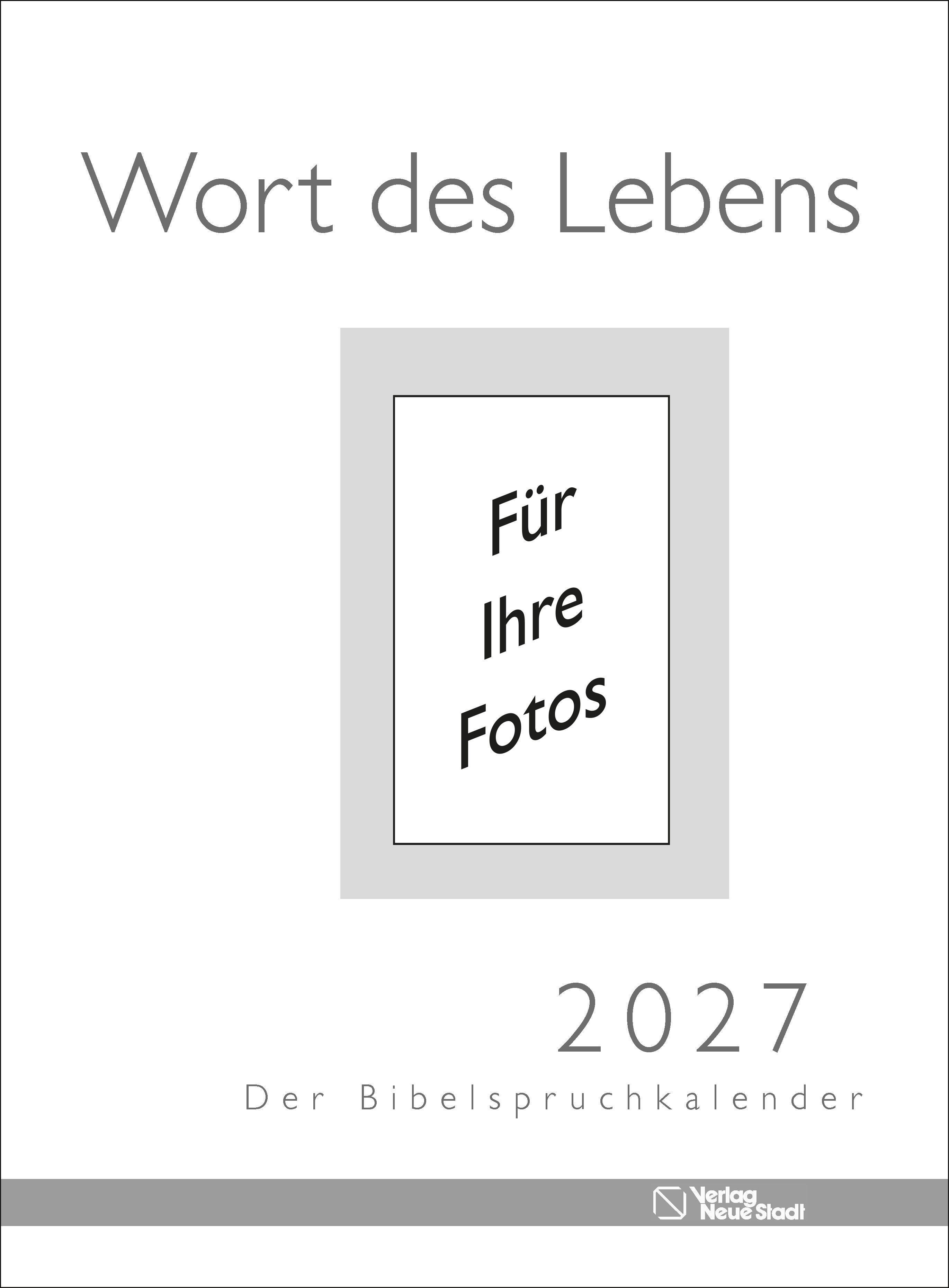 Vorderes Coverbild Wort des Lebens 2027 - Der Bibelspruchkalender