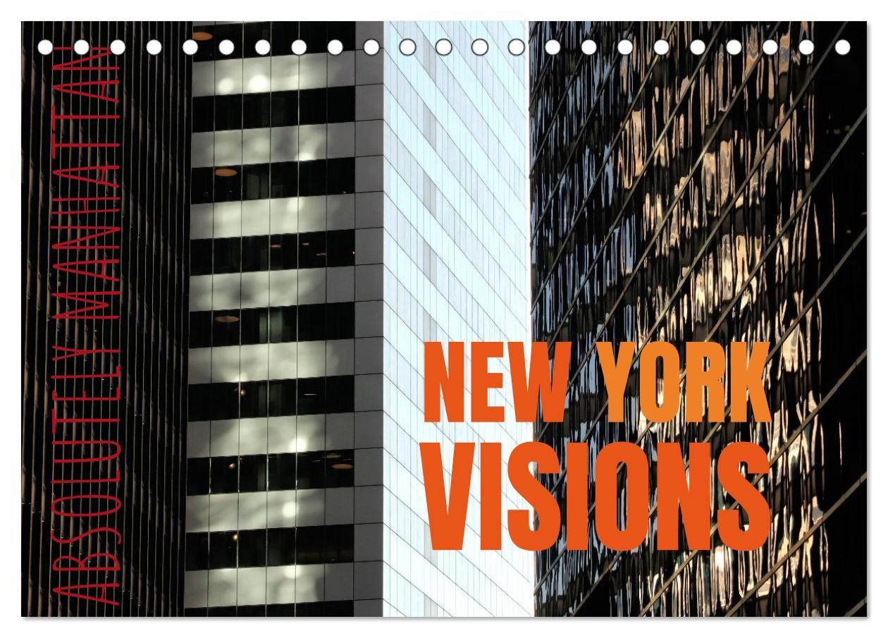 Vorderes Coverbild NEW YORK visions (Tischkalender 2026 DIN A5 quer), CALVENDO Monatskalender