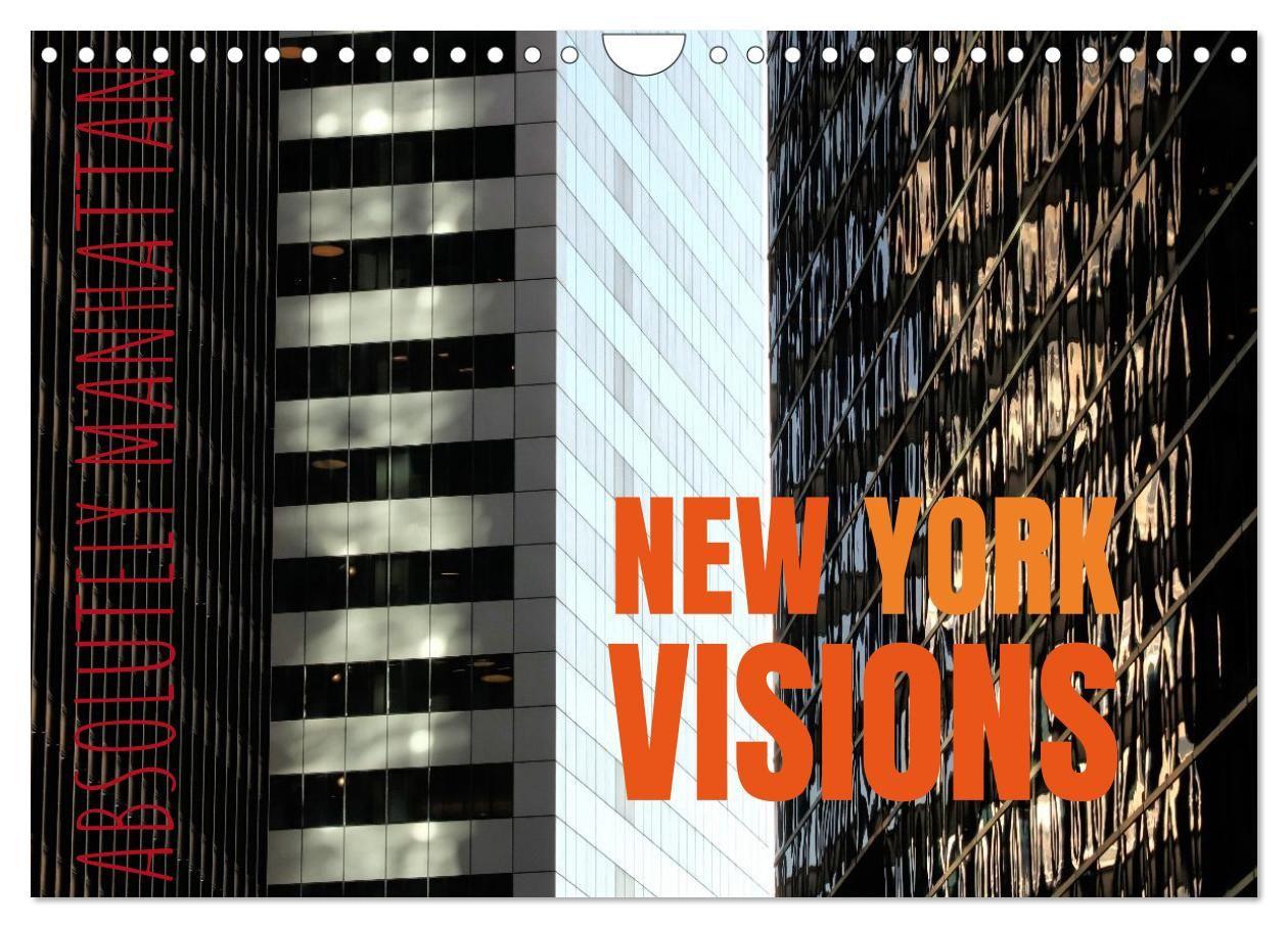 Vorderes Coverbild NEW YORK visions (Wandkalender 2026 DIN A4 quer), CALVENDO Monatskalender