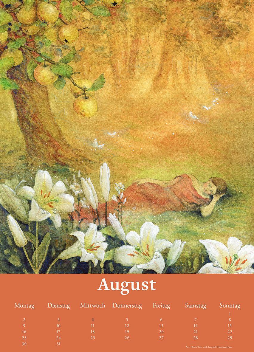 Beispielinhalt (Bild) Kinderzimmer-Kalender 2027 'Hans Christian Andersen'