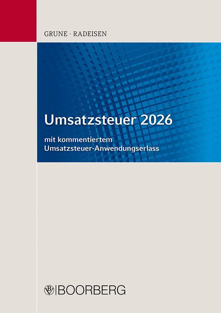 Vorderes Coverbild Umsatzsteuer 2026