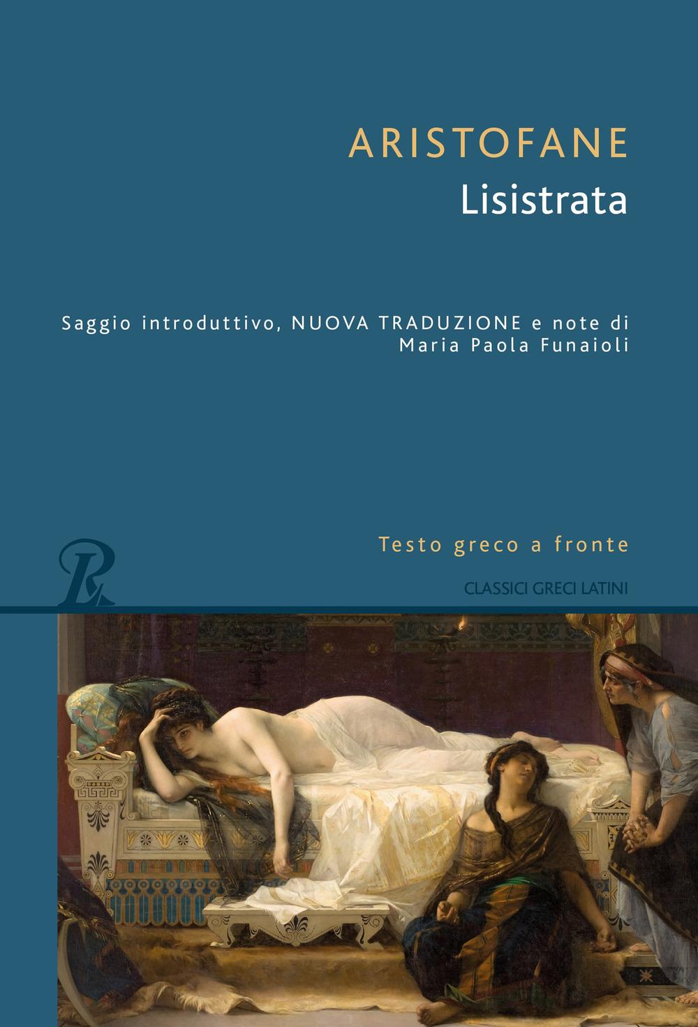 Vorderes Coverbild Lisistrata. Testo greco a fronte
