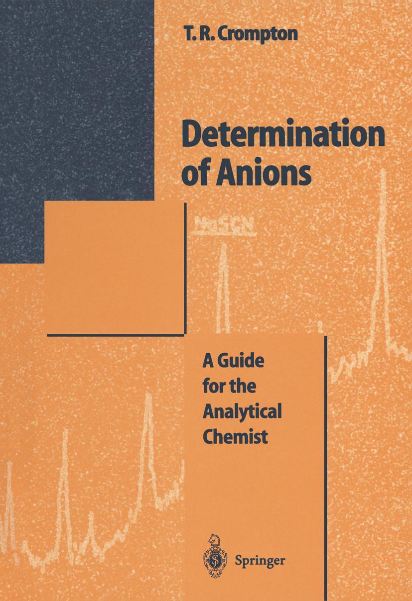 Vorderes Coverbild Determination of Anions