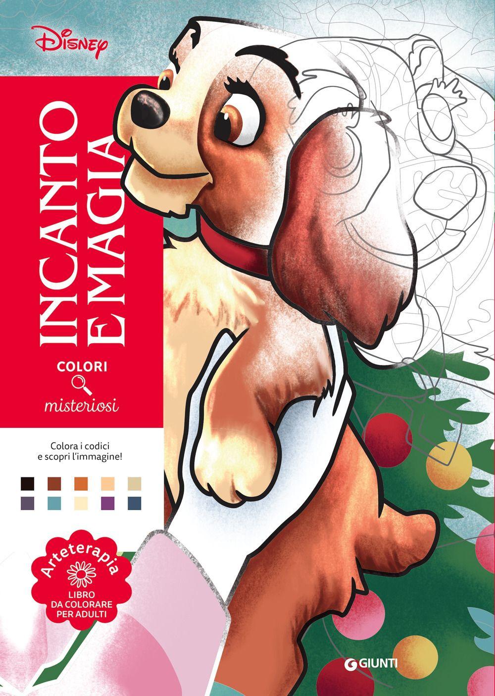 Vorderes Coverbild Incanto e magia. Disney. Colori misteriosi. Arteterapia. Libro da colorare per adulti