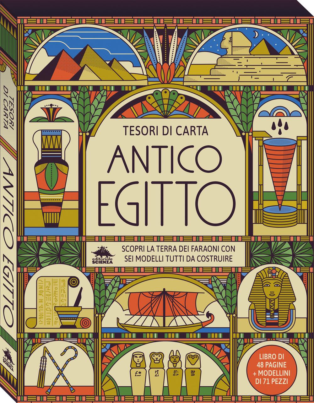 Vorderes Coverbild Antico Egitto. Scopri la terra dei faraoni con sei modelli tutti da costruire. Tesori di carta