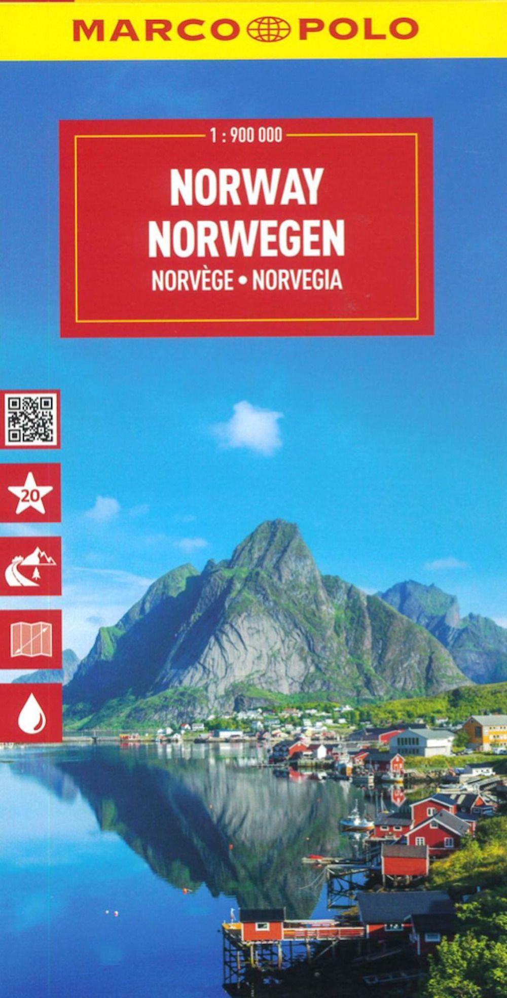 Vorderes Coverbild Norvegia 1:900.000
