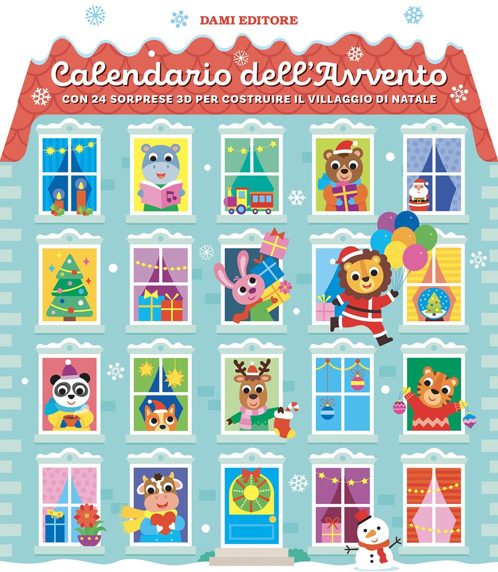 Vorderes Coverbild Calendario dell'Avvento. Con 24 sorprese 3D per costruire il villaggio di Natale