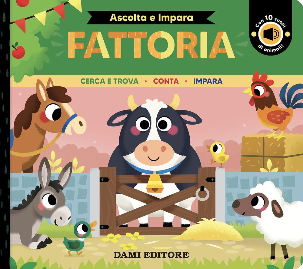 Vorderes Coverbild Fattoria. Cerca e trova. Conta. Impara