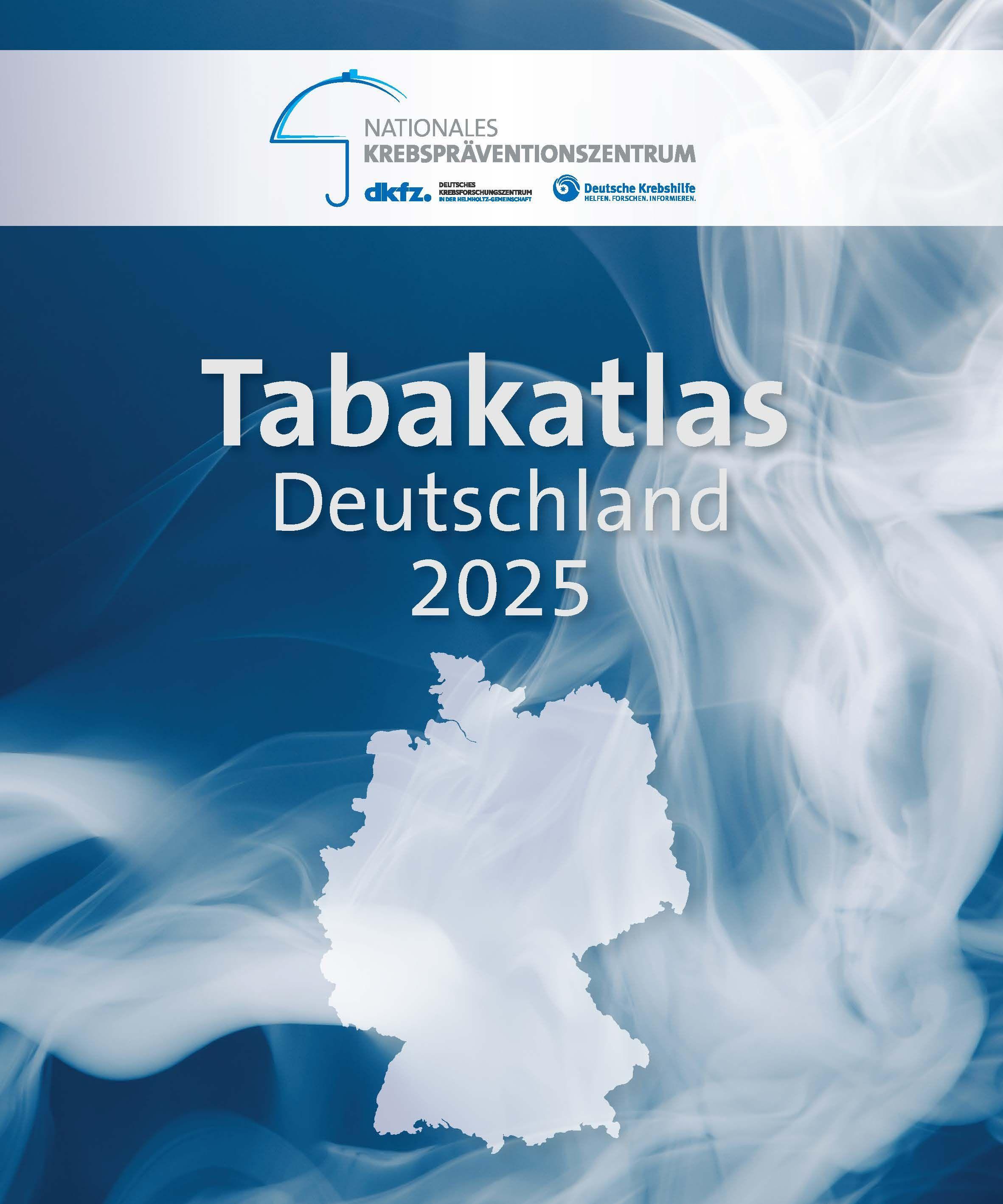 Vorderes Coverbild Tabakatlas Deutschland 2025