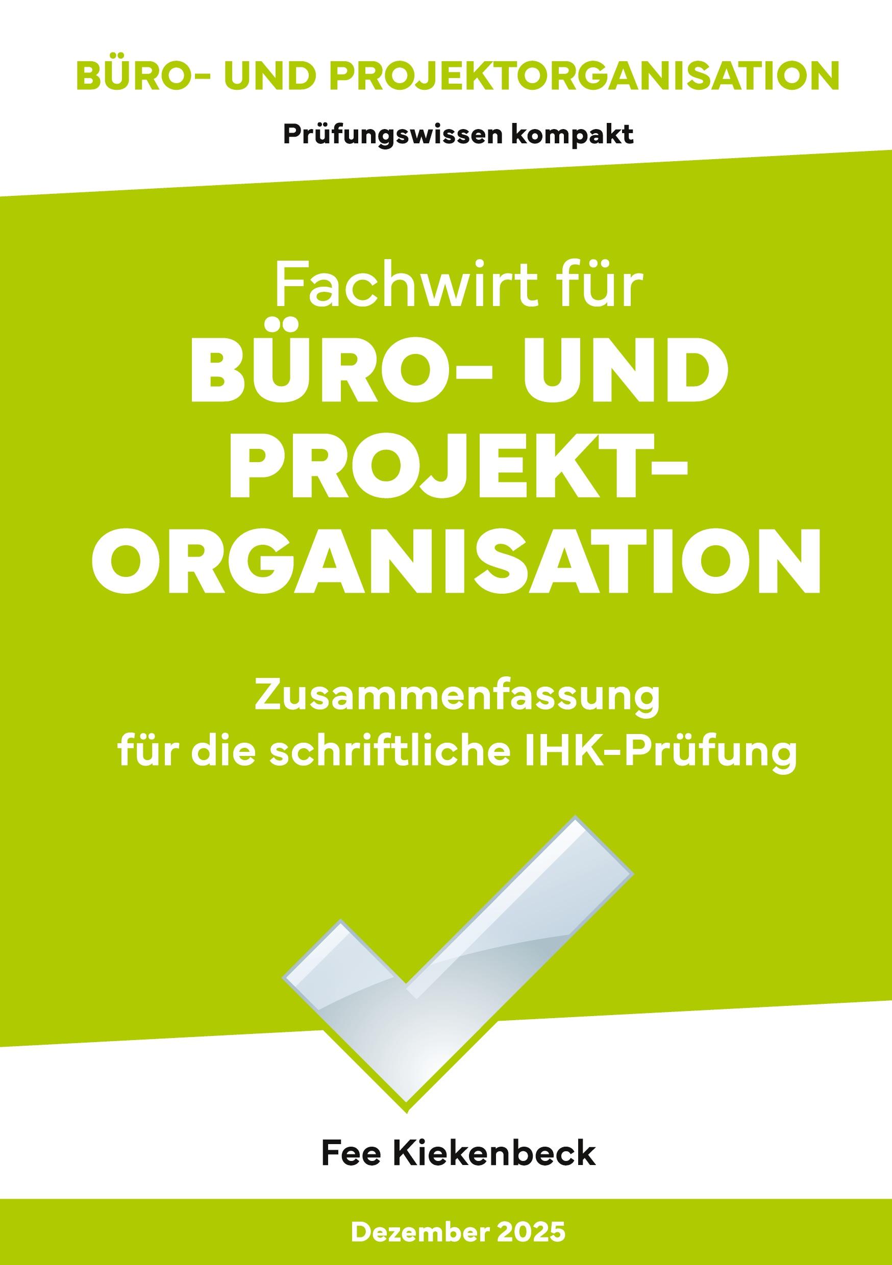 Vorderes Coverbild Büro- und Projektorganisation