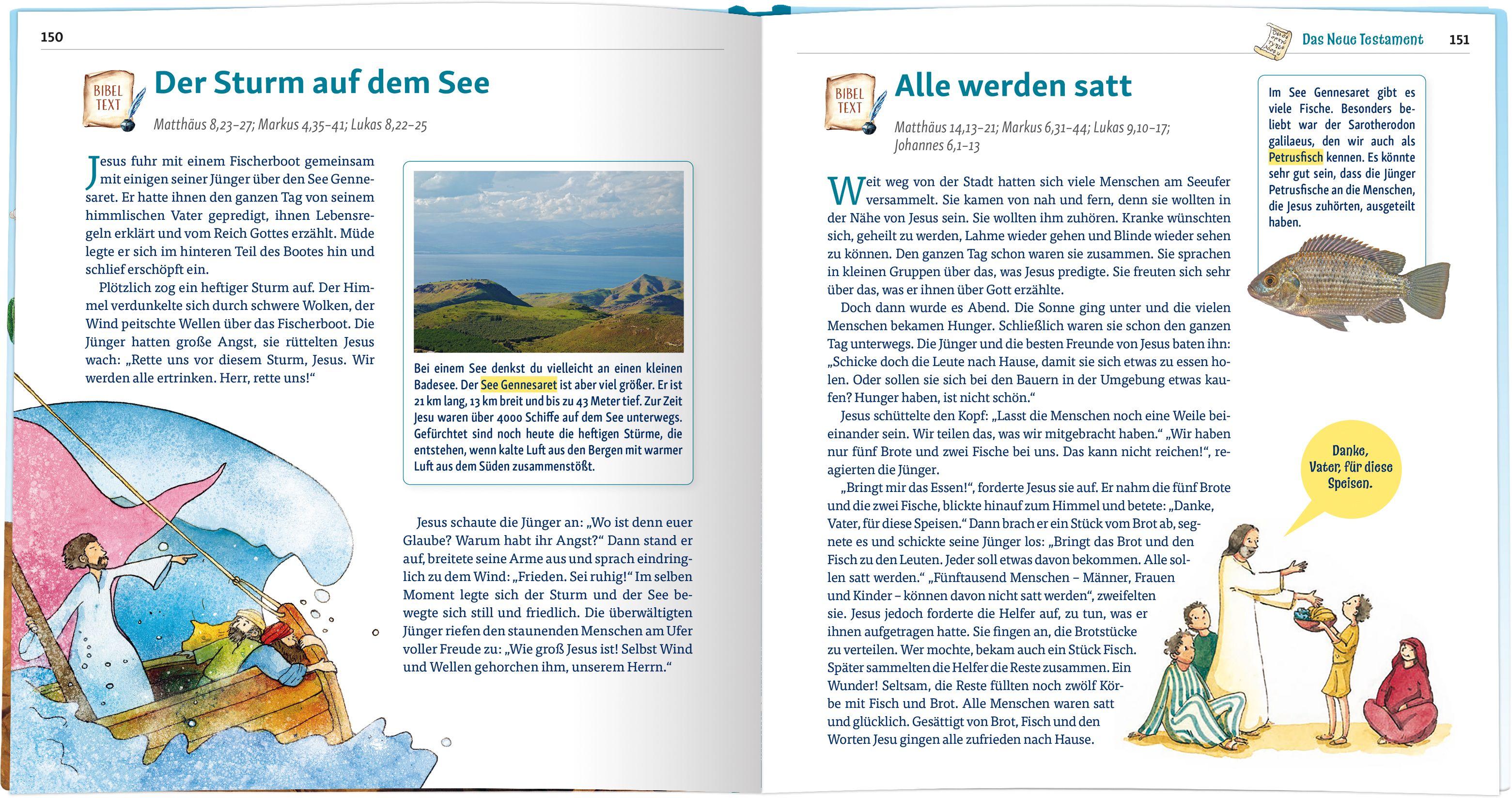 Beispielinhalt (Bild) Wissensbibel für Kinder