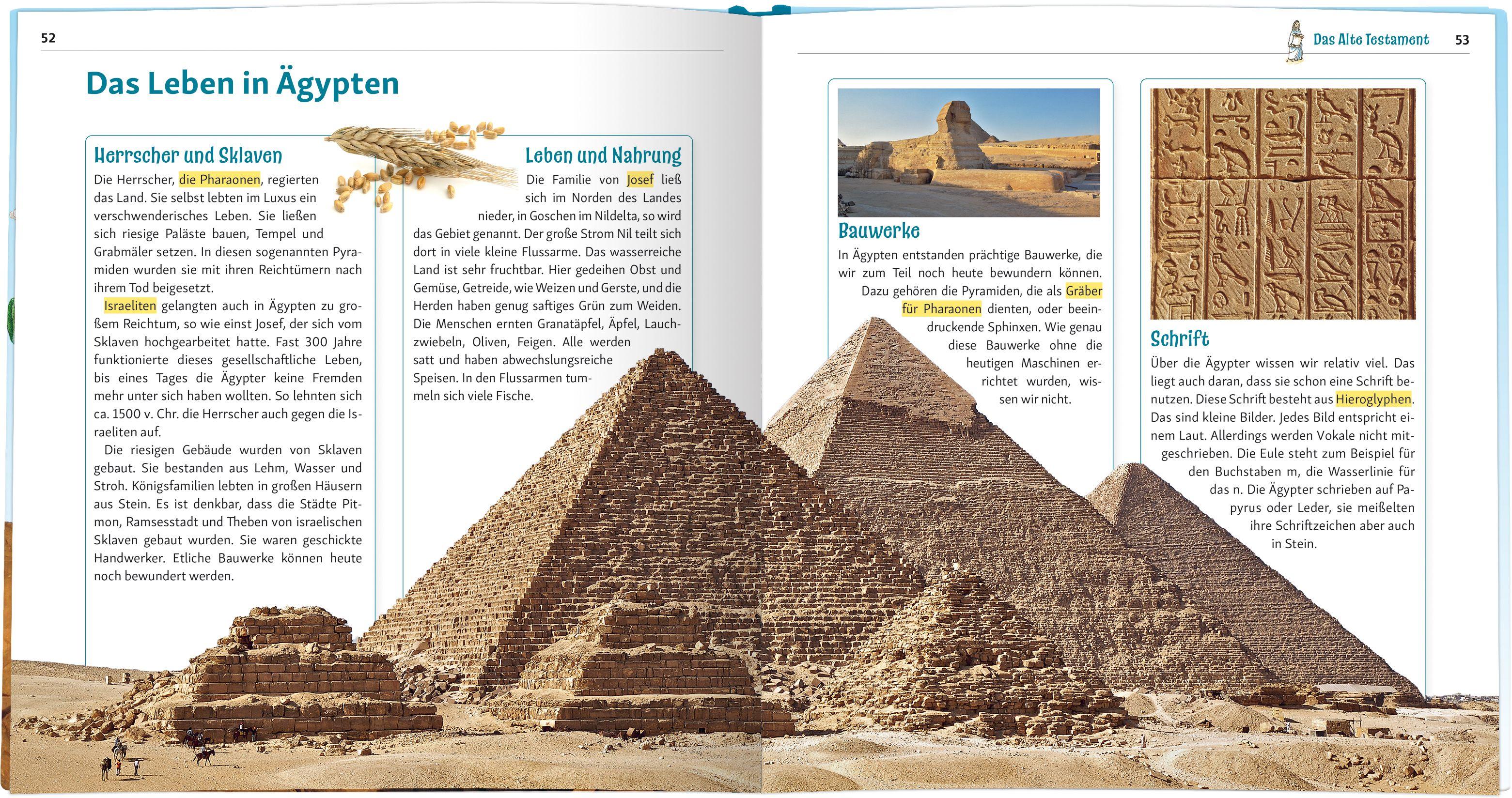 Beispielinhalt (Bild) Wissensbibel für Kinder