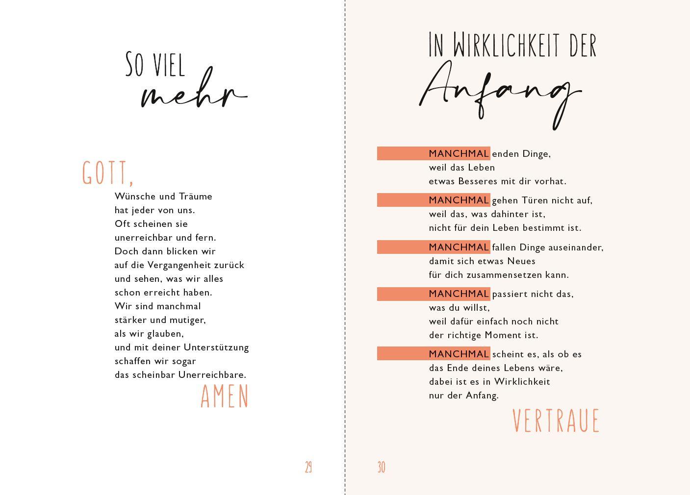 Beispielinhalt (Bild) Ich weiß, wie es dir geht. Gott