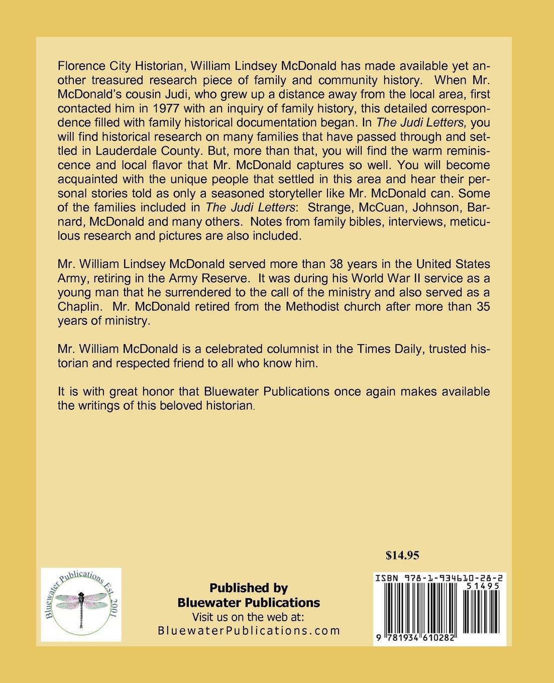 Rückseitencover Judi Letters