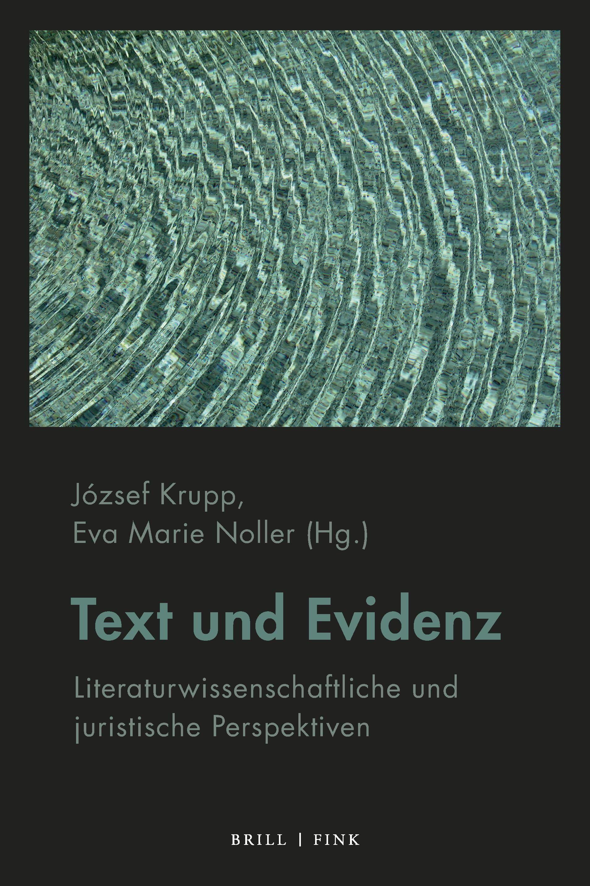 Vorderes Coverbild Text und Evidenz