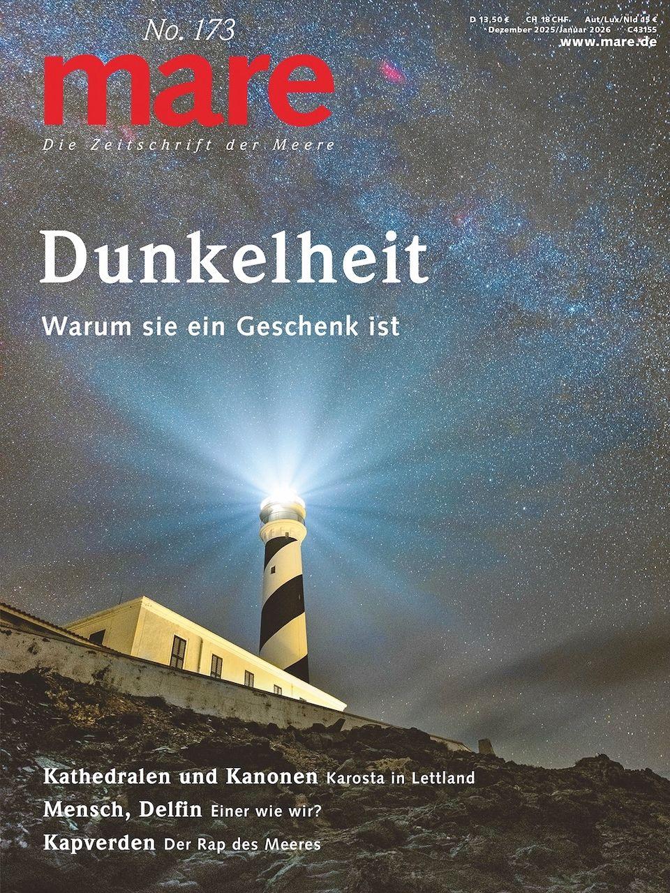 Vorderes Coverbild mare - Die Zeitschrift der Meere / No. 173/ Dunkelheit