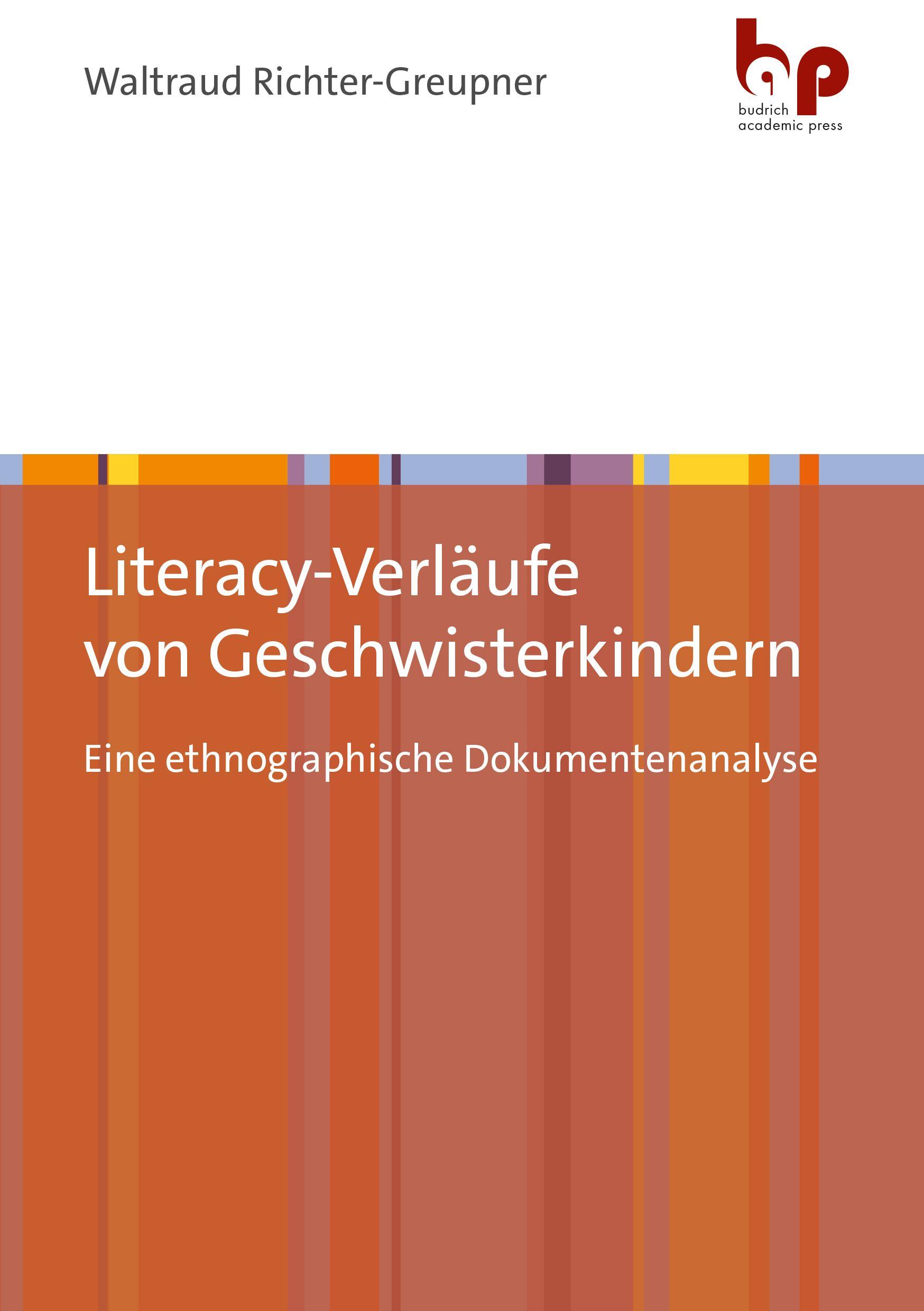 Vorderes Coverbild Literacy-Verläufe von Geschwisterkindern
