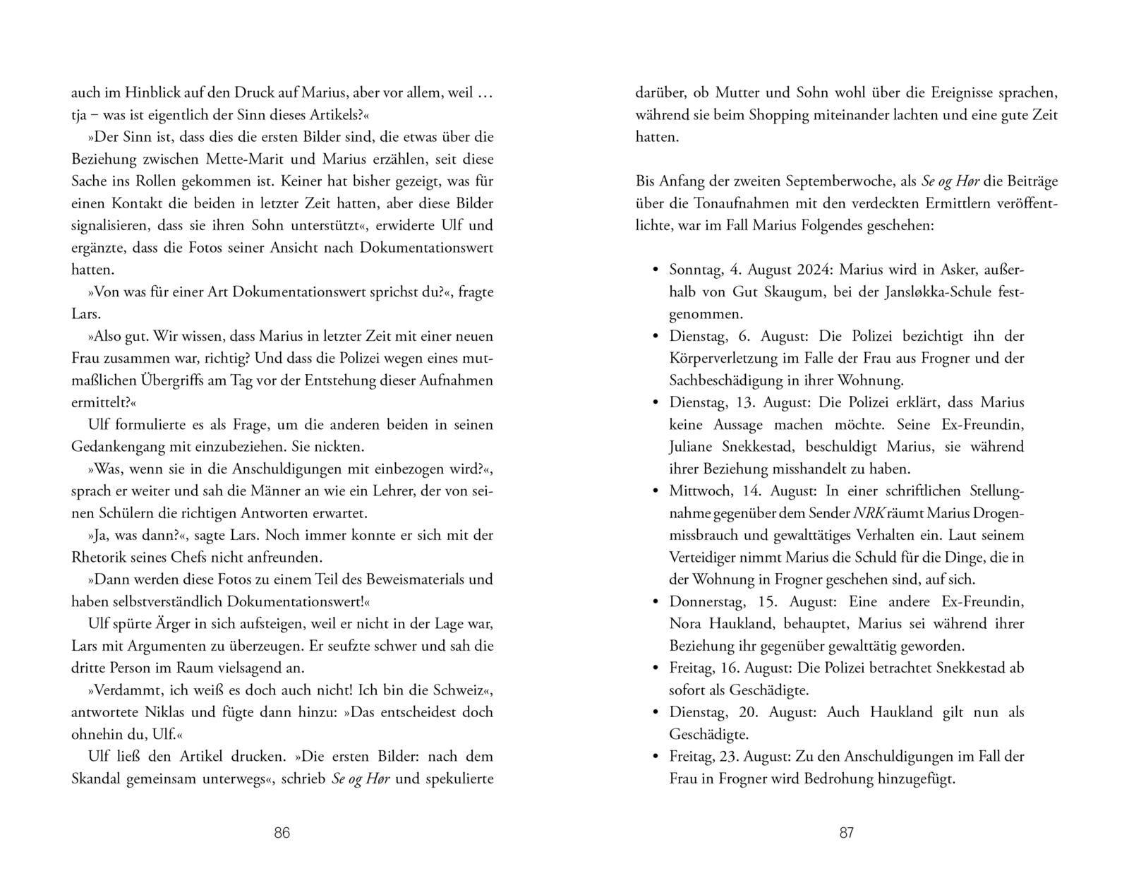 Beispielinhalt (Bild) Außer Kontrolle: Die Akte Marius Borg Høiby