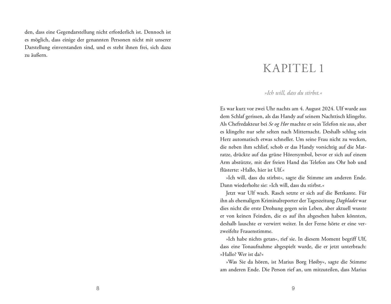 Beispielinhalt (Bild) Außer Kontrolle: Die Akte Marius Borg Høiby