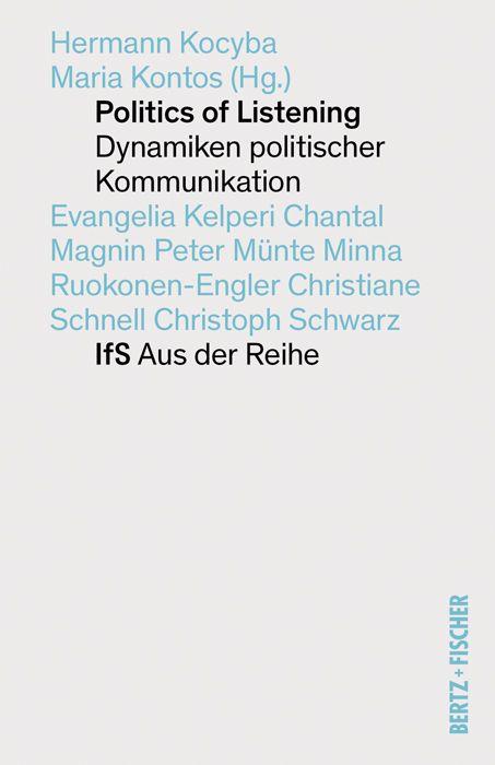 Vorderes Coverbild Politics of Listening