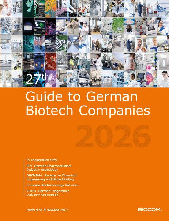 Vorderes Coverbild 27th Guide to German Biotech Companies 2026