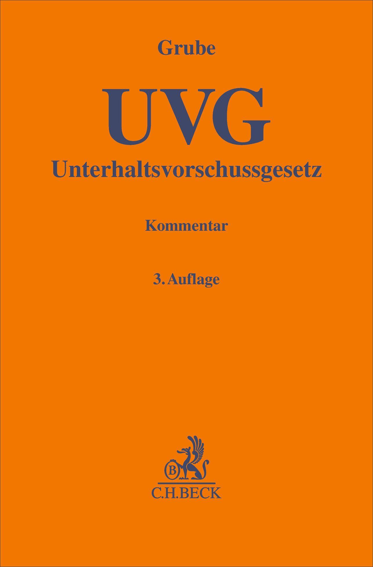 Vorderes Coverbild UVG