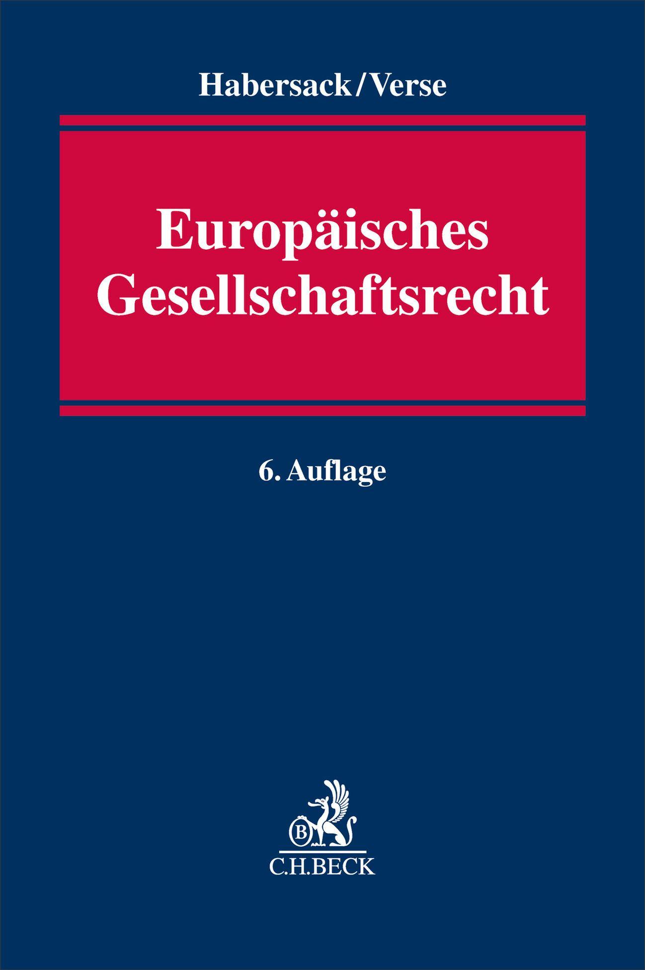 Vorderes Coverbild Europäisches Gesellschaftsrecht